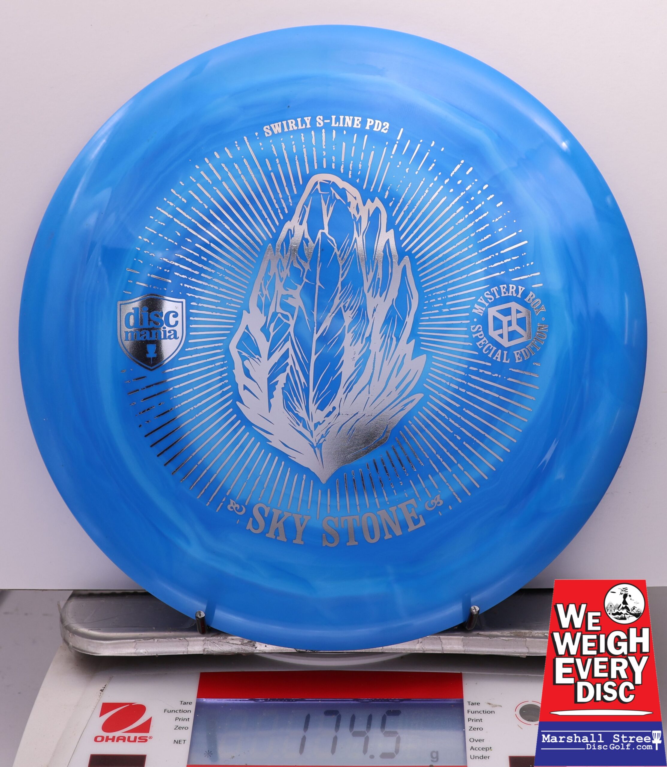 442179 X-Out Swirly S-Line PD2, Sky Stone - #731 Blue, 175