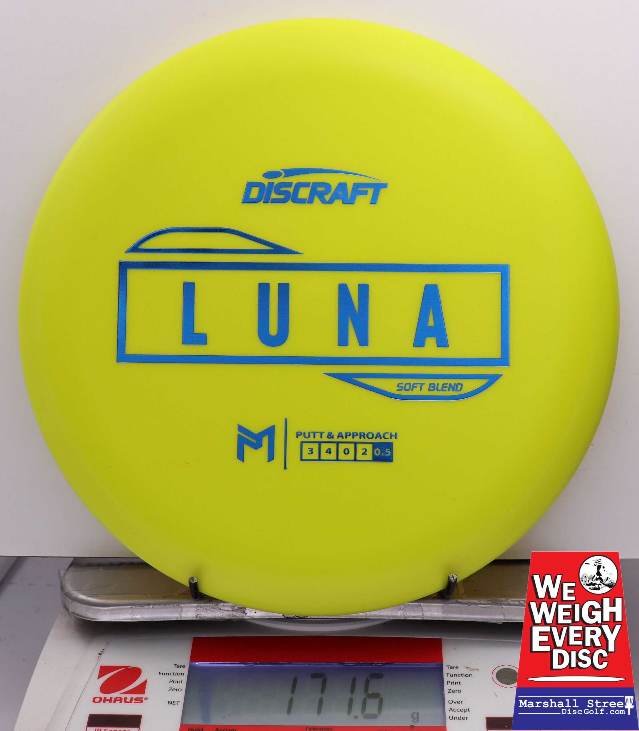 442667 Putter Line Soft Luna, Paul McBeth - #621 Yellow, 172