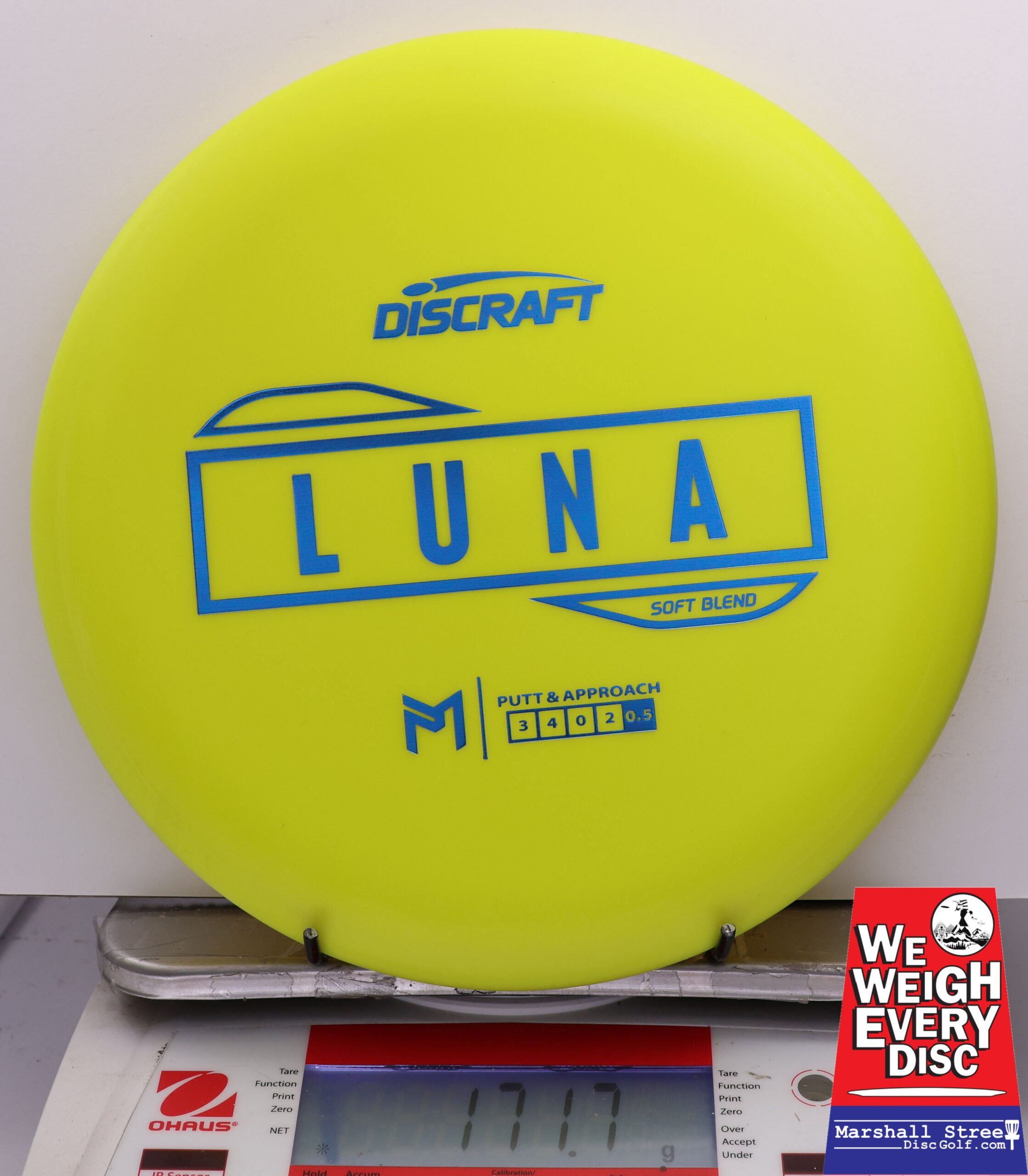 442669 Putter Line Soft Luna, Paul McBeth - #623 Yellow, 172