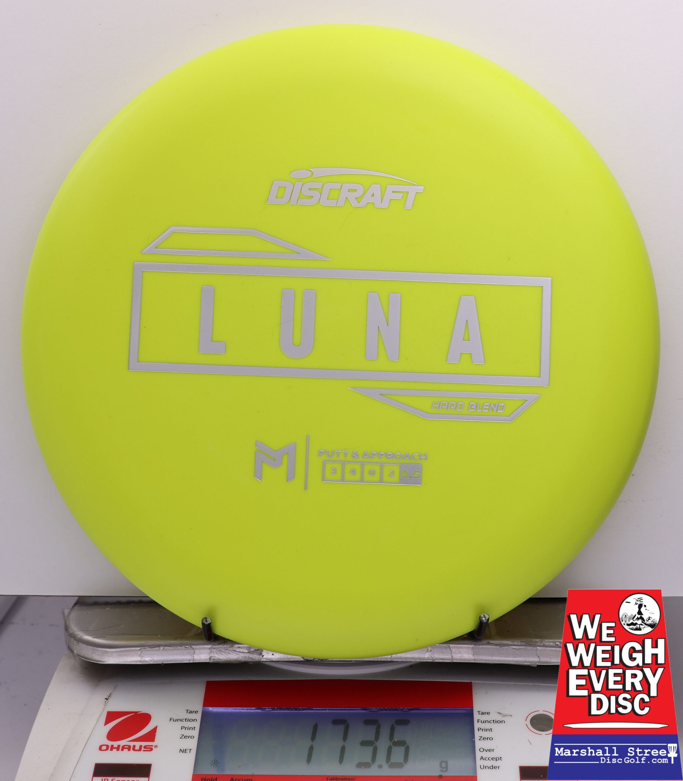 442686 Putter Line Hard Luna, Paul McBeth - #620 Yellow, 174
