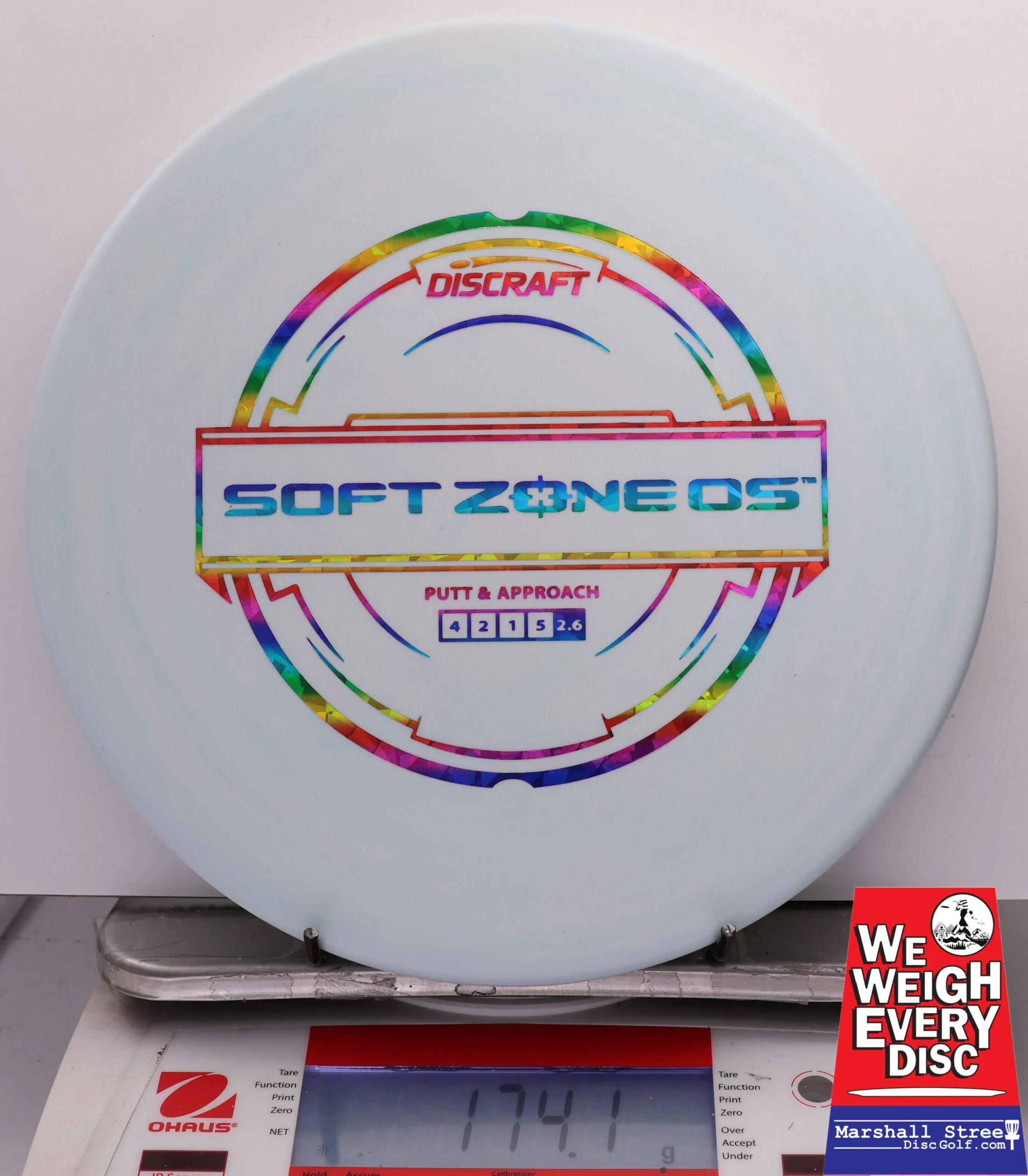 442764 Putter Line Soft Zone OS - #628 Barely Blue, 174
