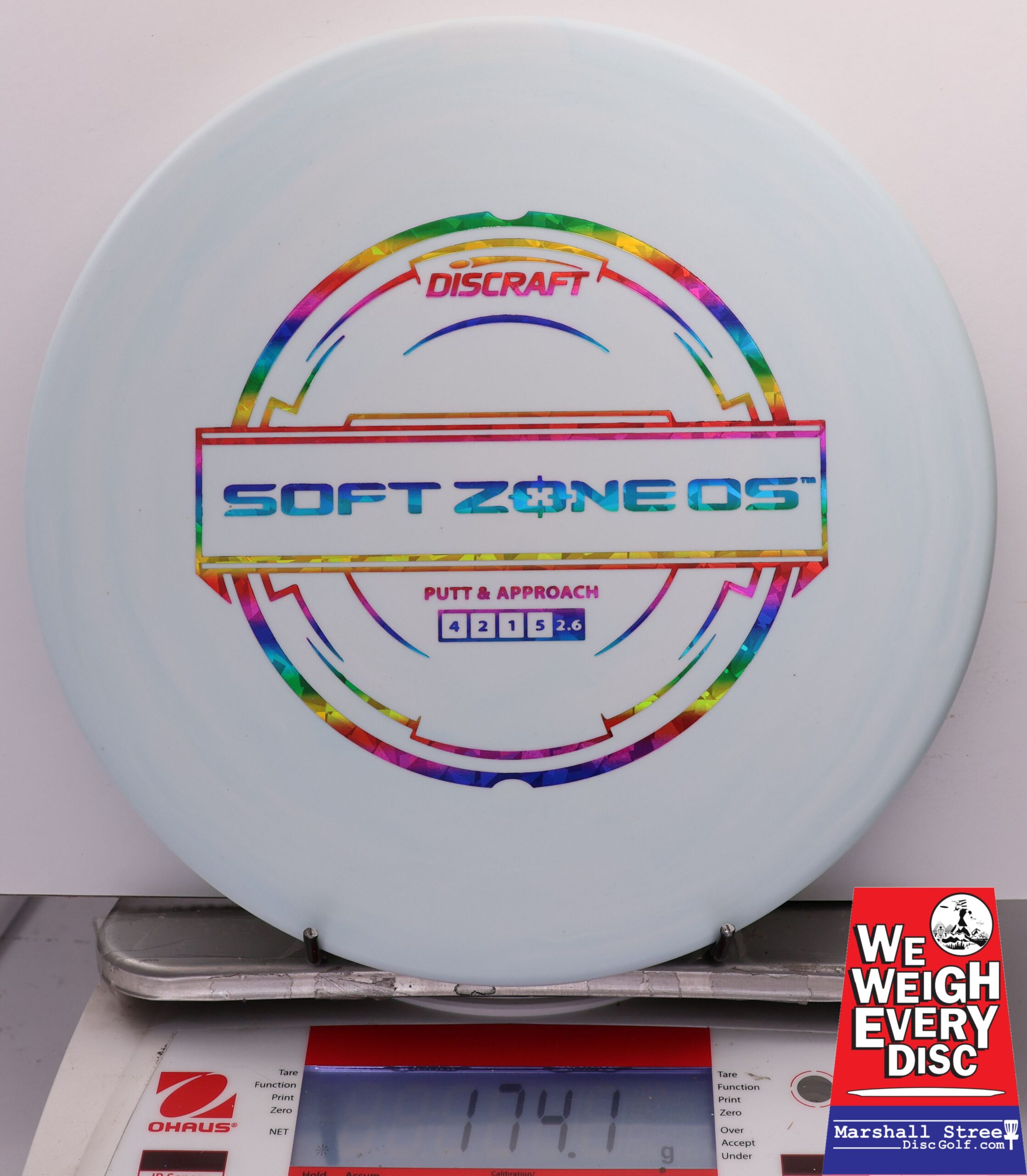 442764 Putter Line Soft Zone OS - #628 Barely Blue, 174