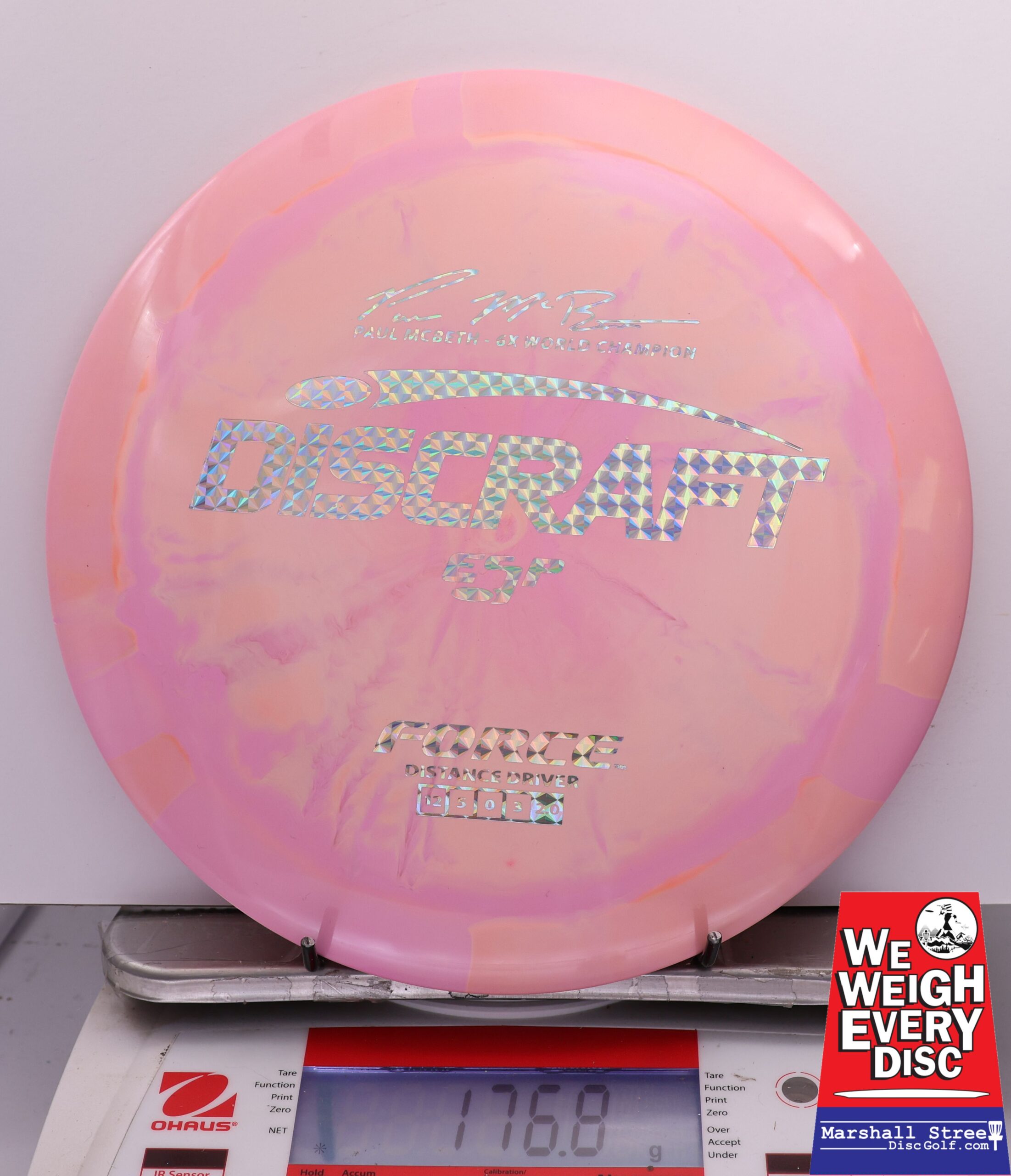 443132 ESP Force, Paul McBeth 6X - #620 Peach, 177
