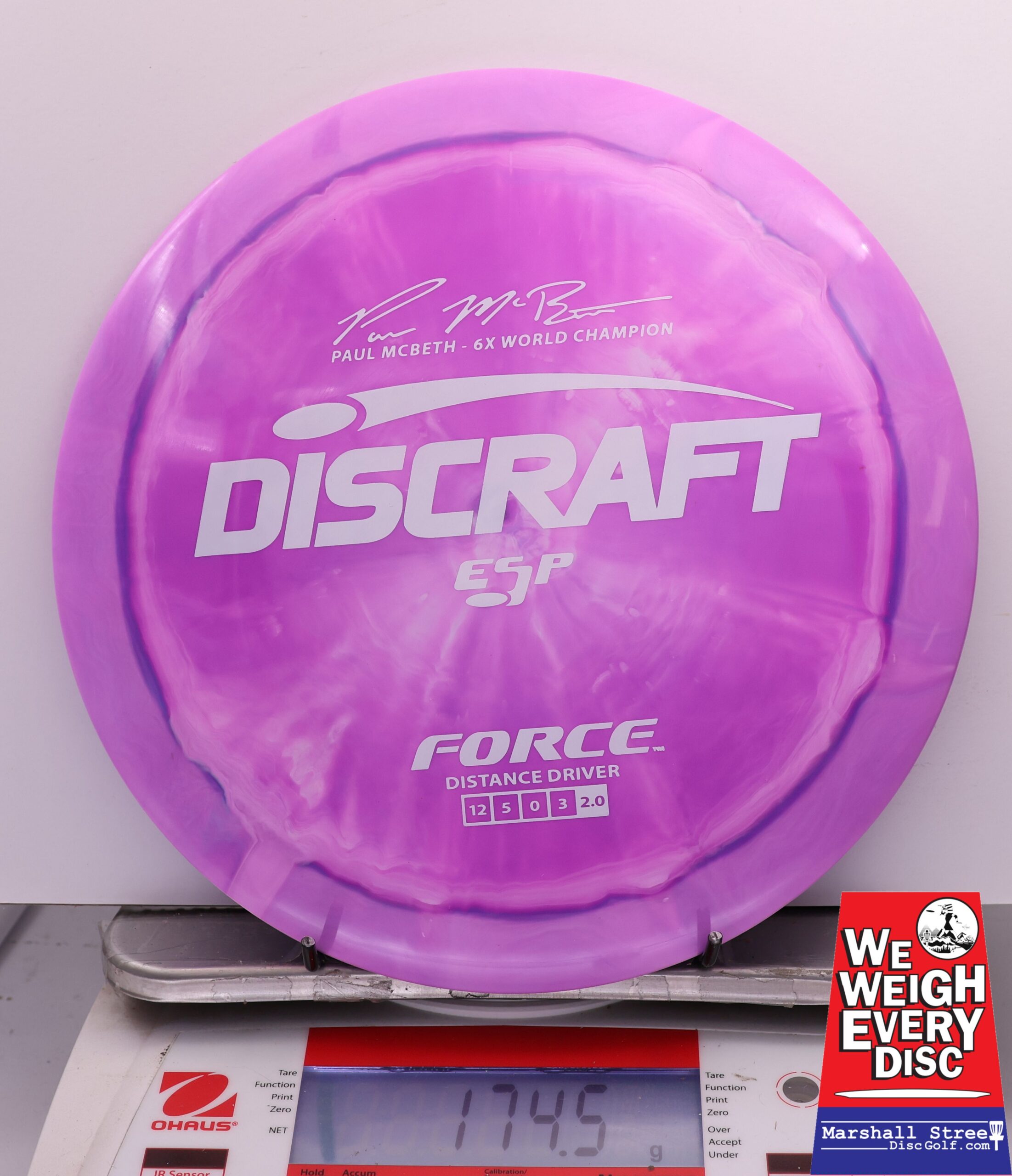 443133 ESP Force, Paul McBeth 6X - #621 Purple, 175