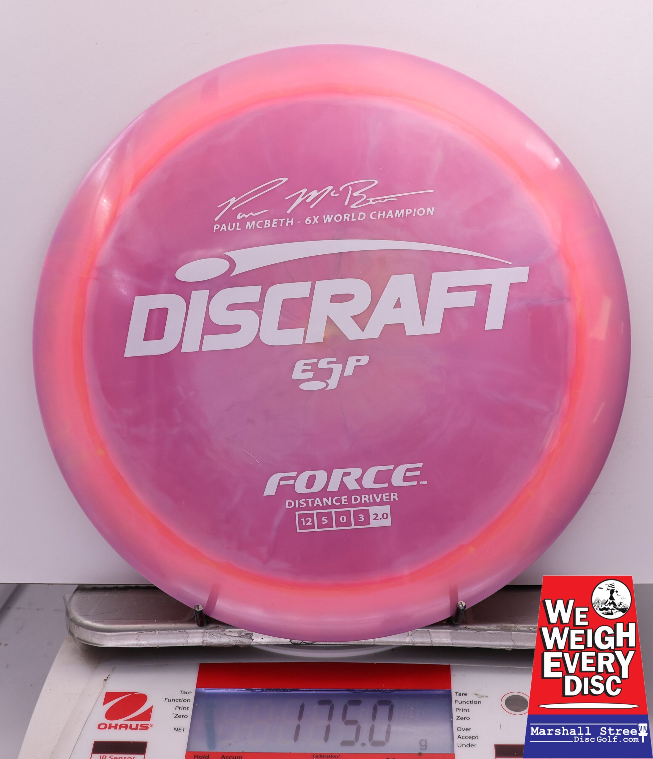 443134 ESP Force, Paul McBeth 6X - #622 PinkPurple, 175