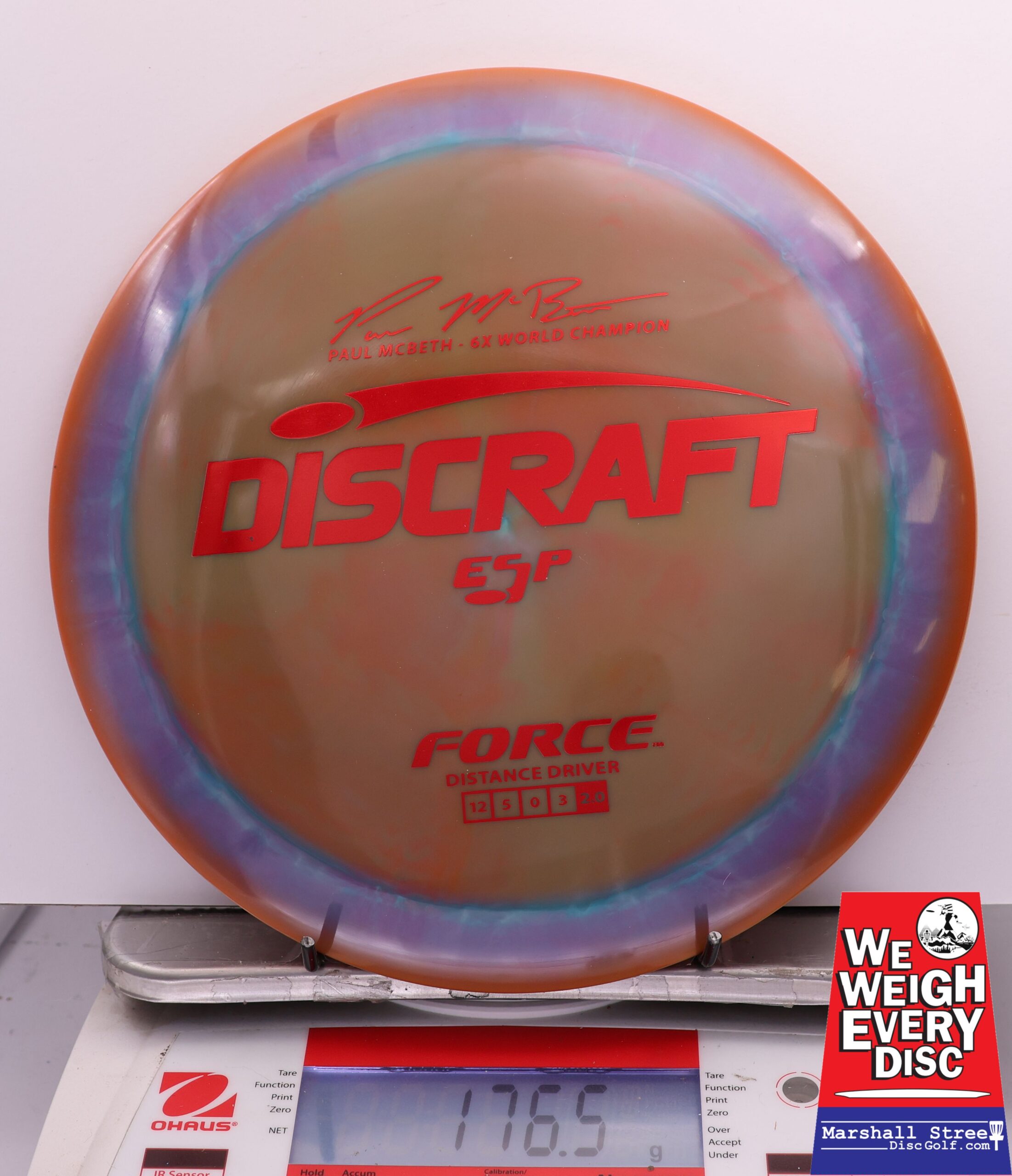 443137 ESP Force, Paul McBeth 6X - #625 OrangePurple, 177