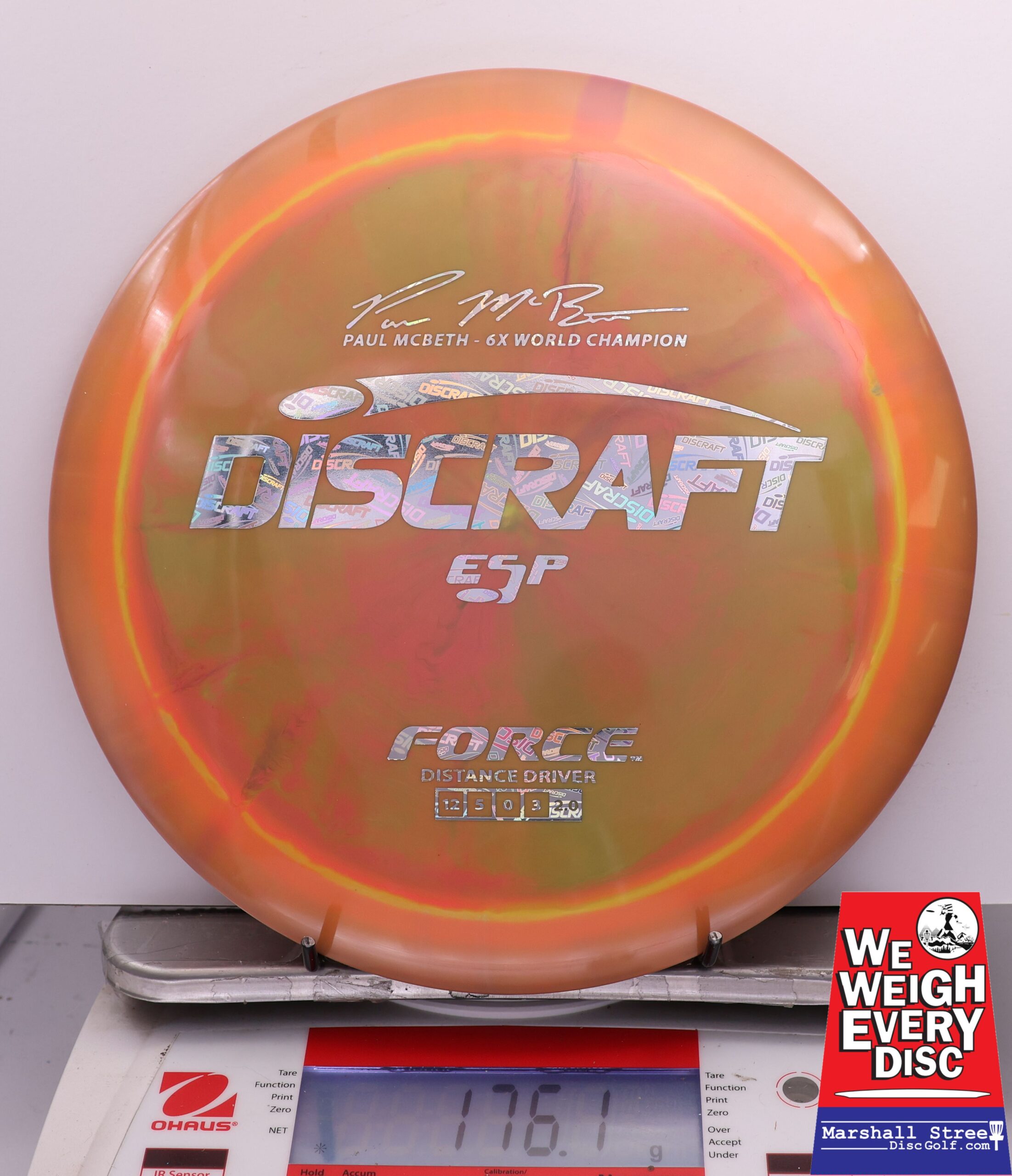 443138 ESP Force, Paul McBeth 6X - #626 OrangeGreen, 176