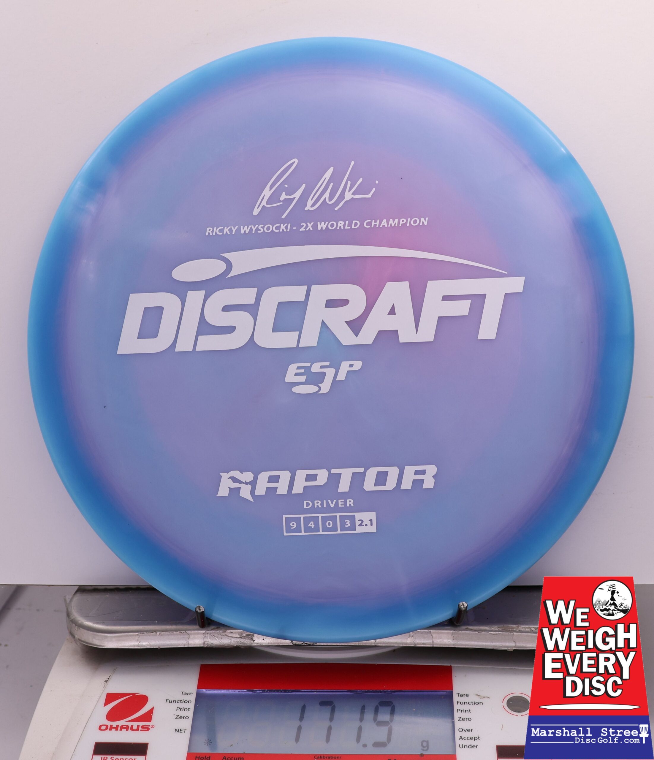 443204 ESP Raptor, Ricky Wysocki 2X - #627 Blue, 172