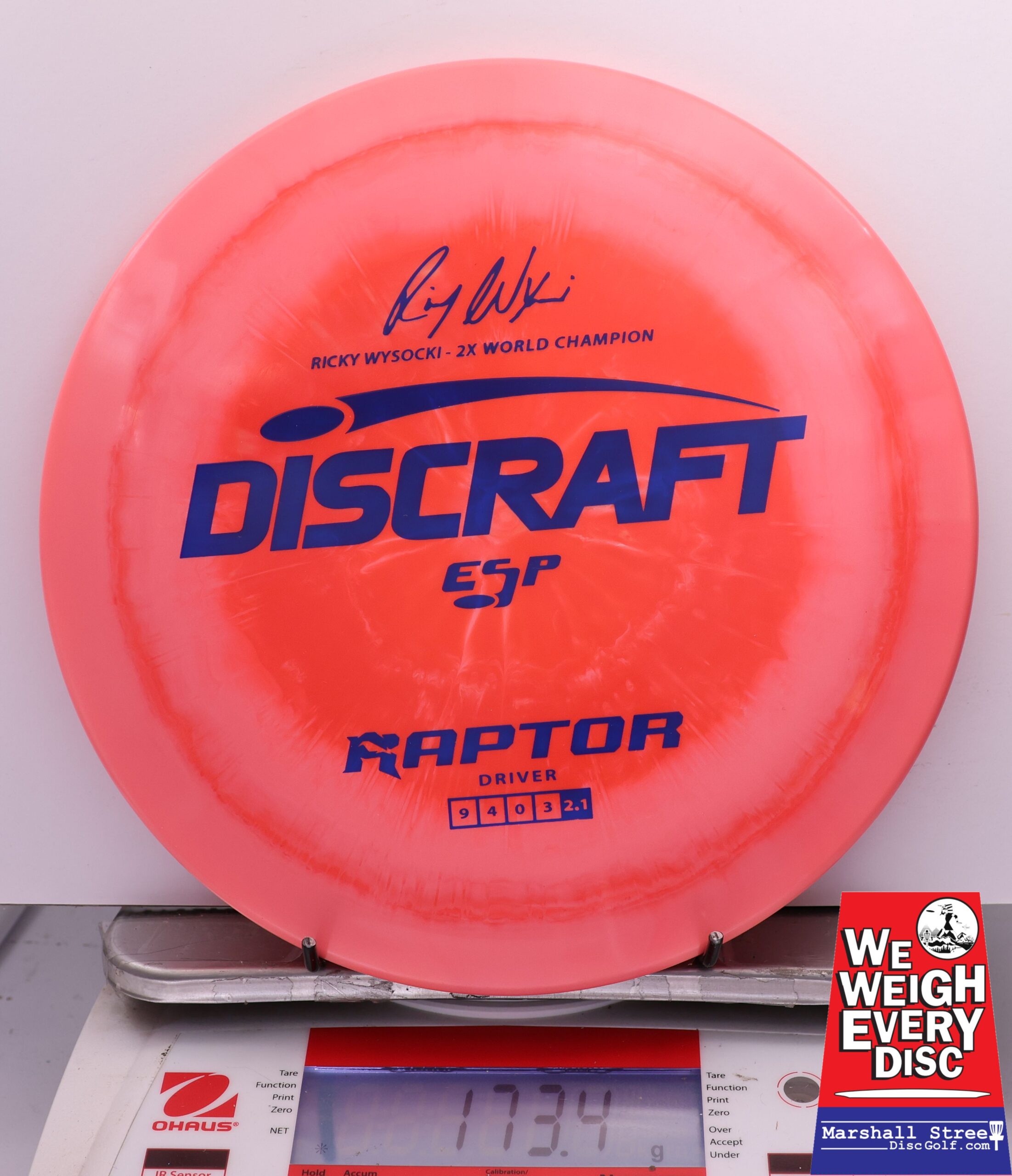 443209 ESP Raptor, Ricky Wysocki 2X - #632 Orange, 173