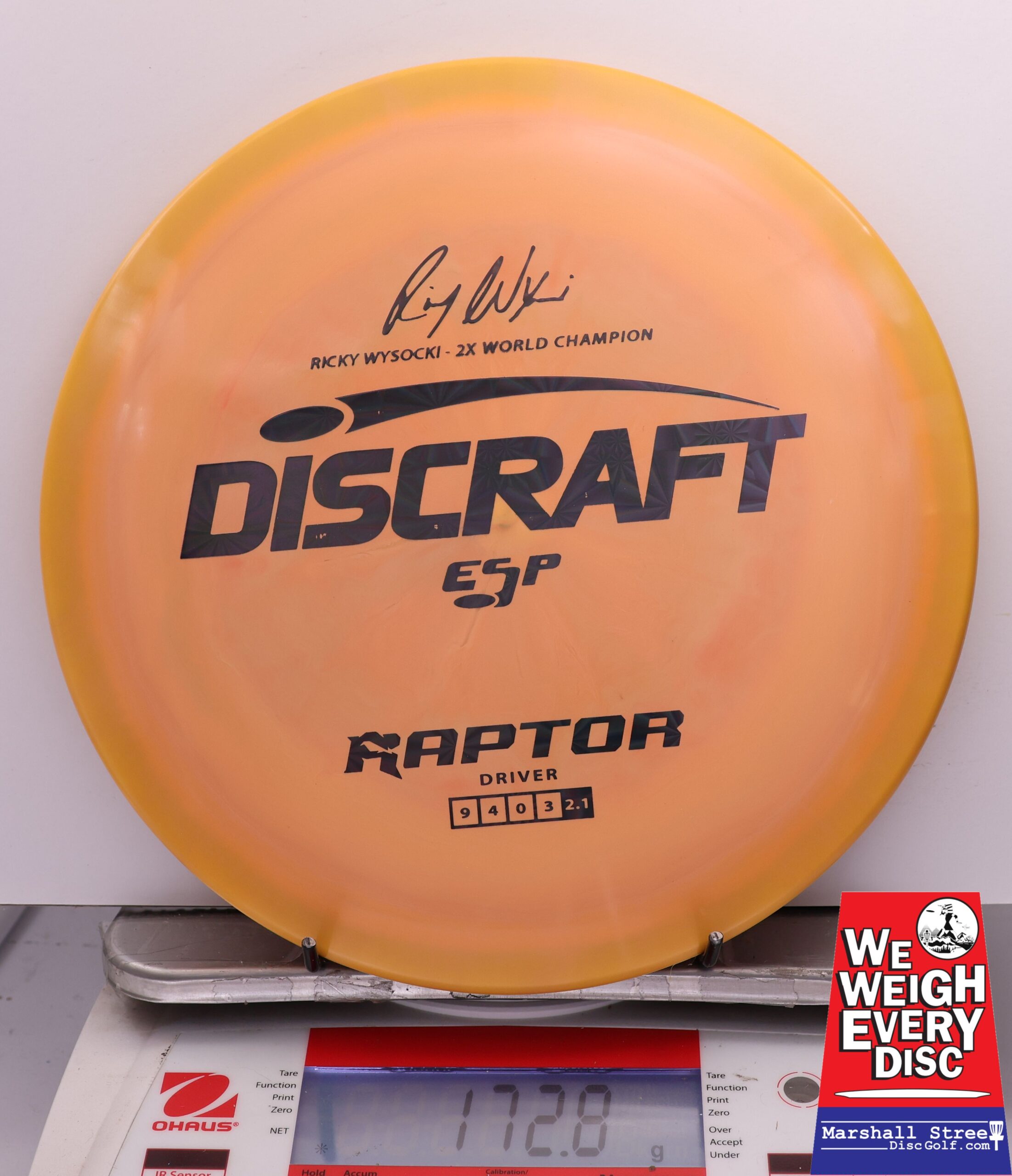 443211 ESP Raptor, Ricky Wysocki 2X - #634 Orange, 173