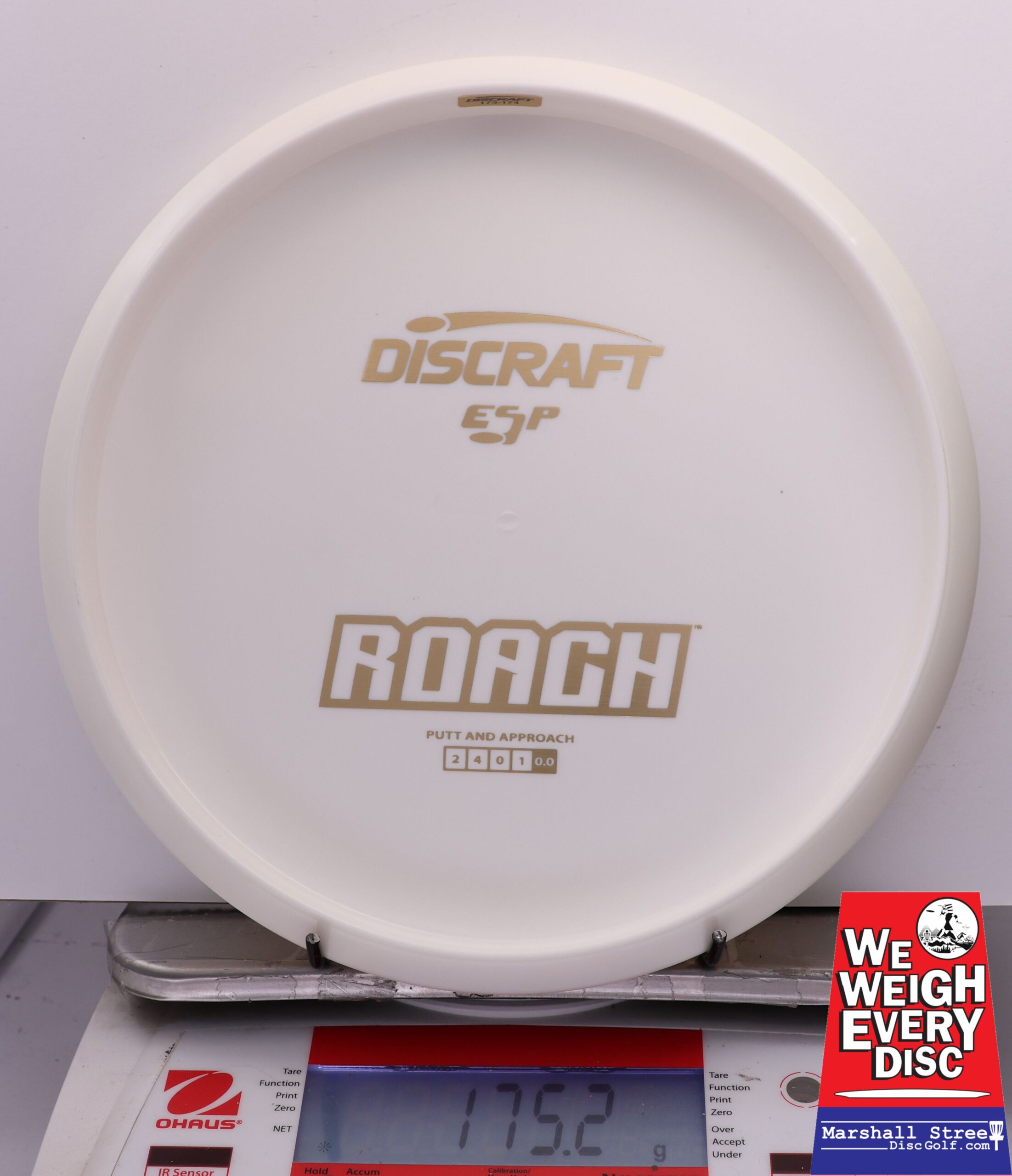 443790 ESP Roach, Bottom Stamp - #624 White, 175