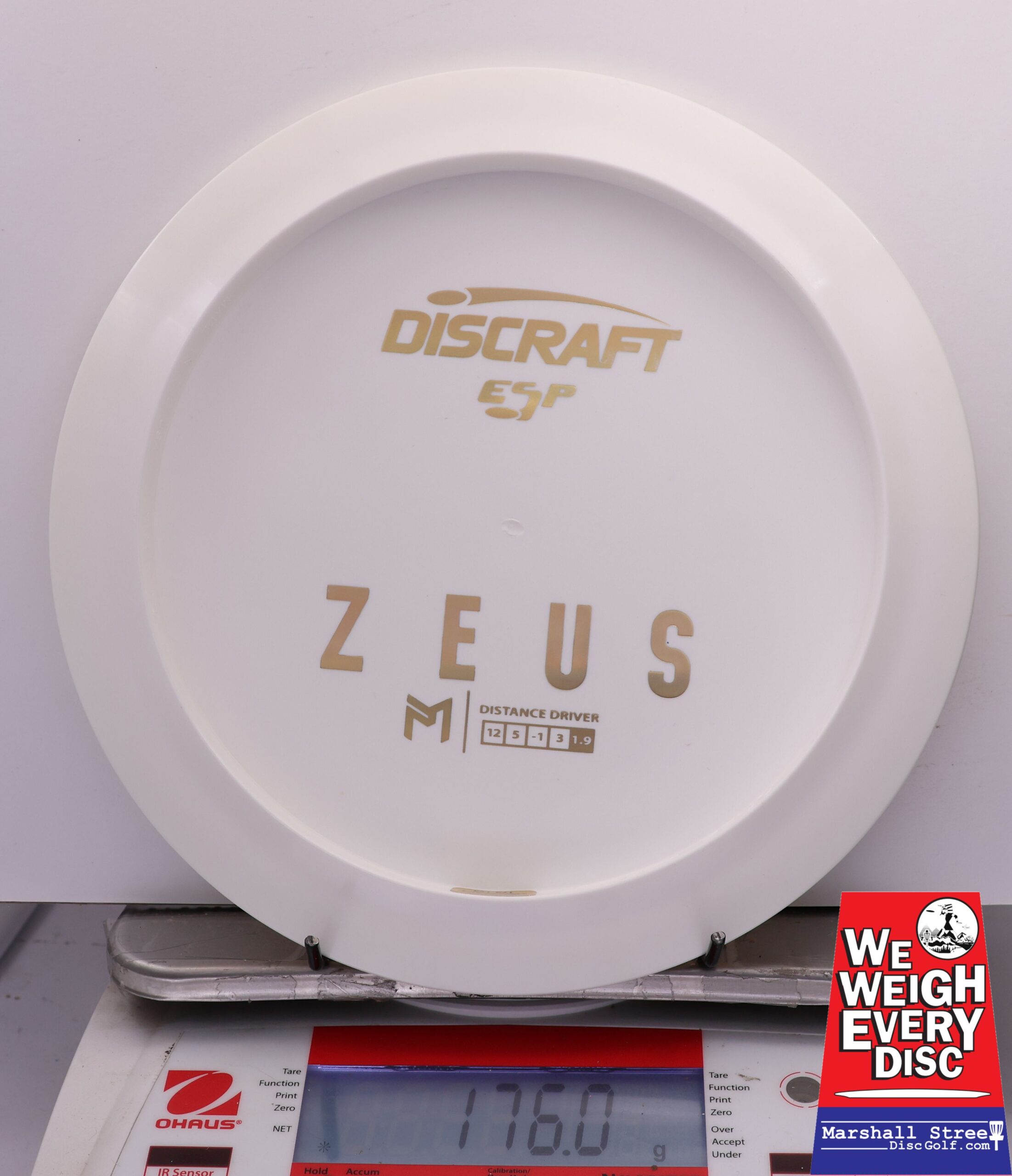 443826 ESP Zeus, Paul McBeth - Bottom Stamp - #620 White, 176