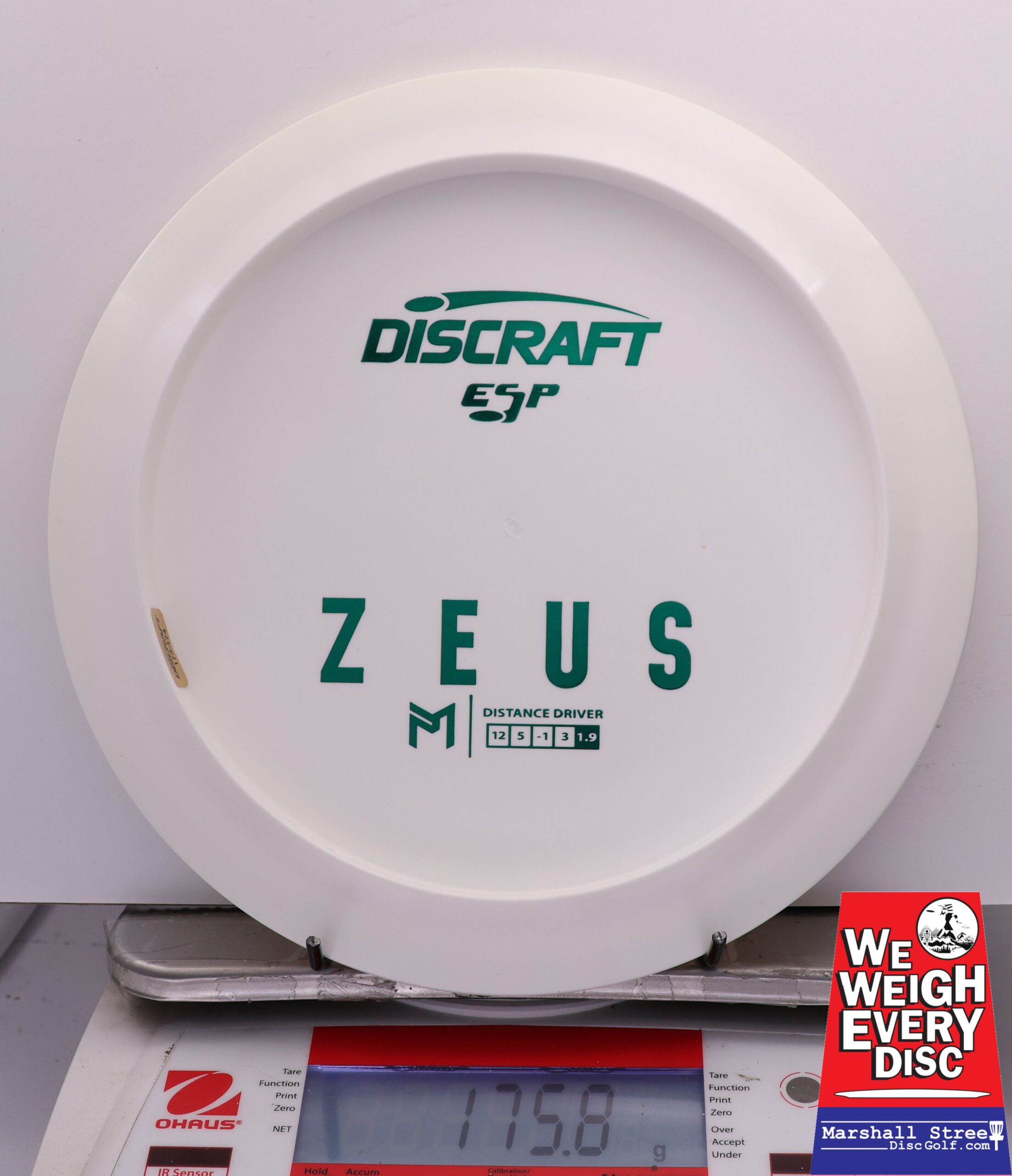 443827 ESP Zeus, Paul McBeth - Bottom Stamp - #621 White, 176