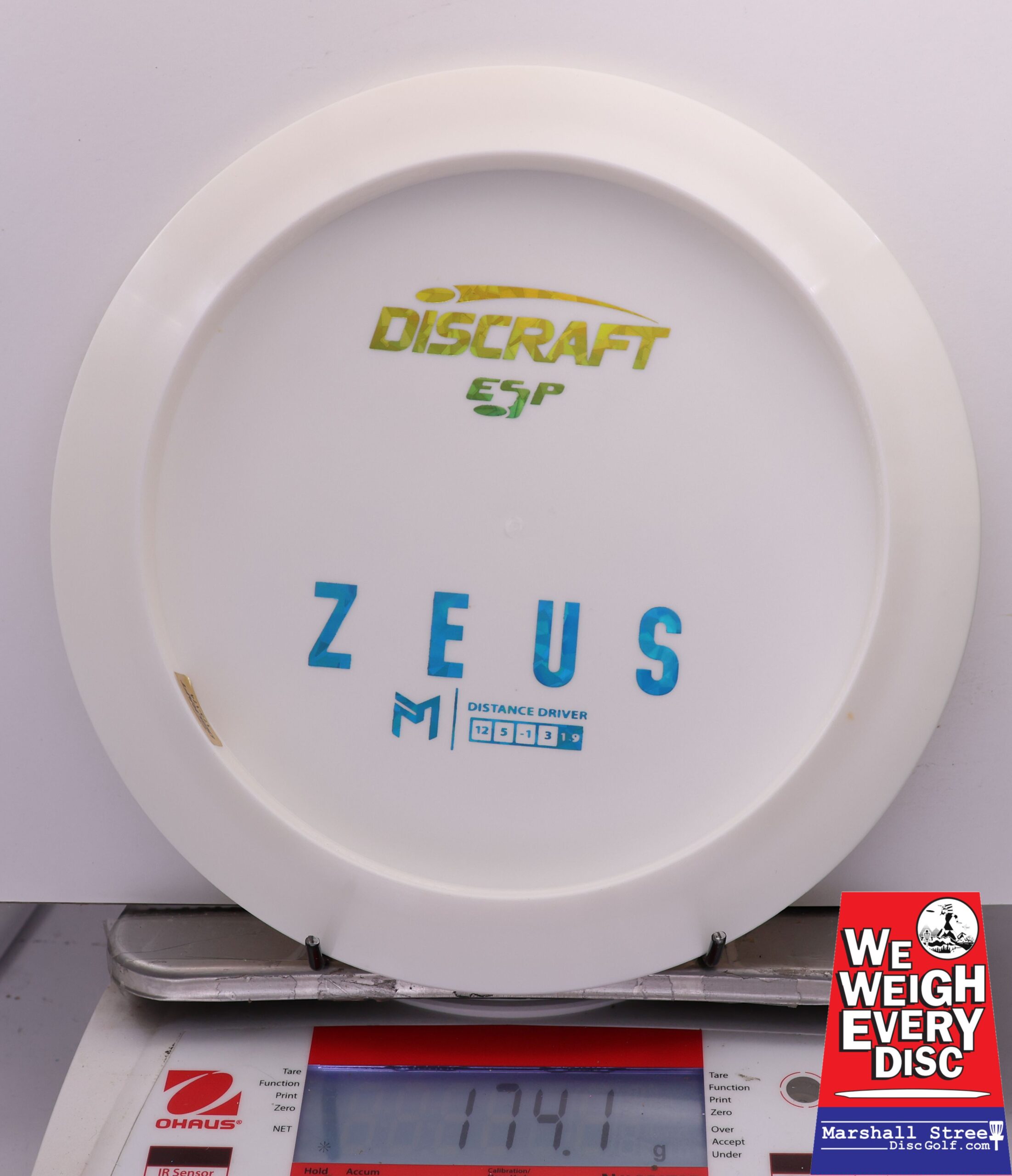 443830 ESP Zeus, Paul McBeth - Bottom Stamp - #624 White, 174