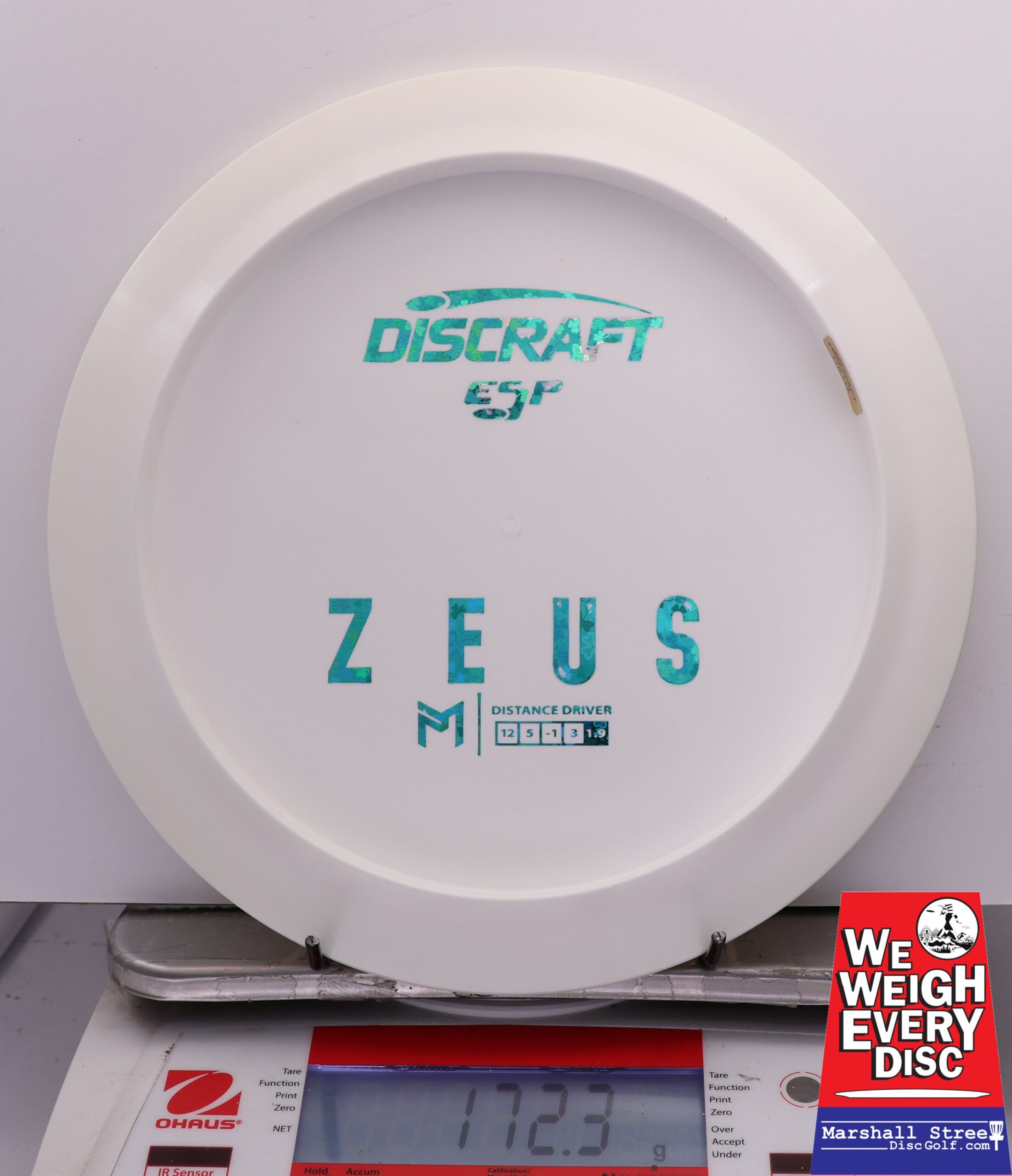 443834 ESP Zeus, Paul McBeth - Bottom Stamp - #628 White, 172