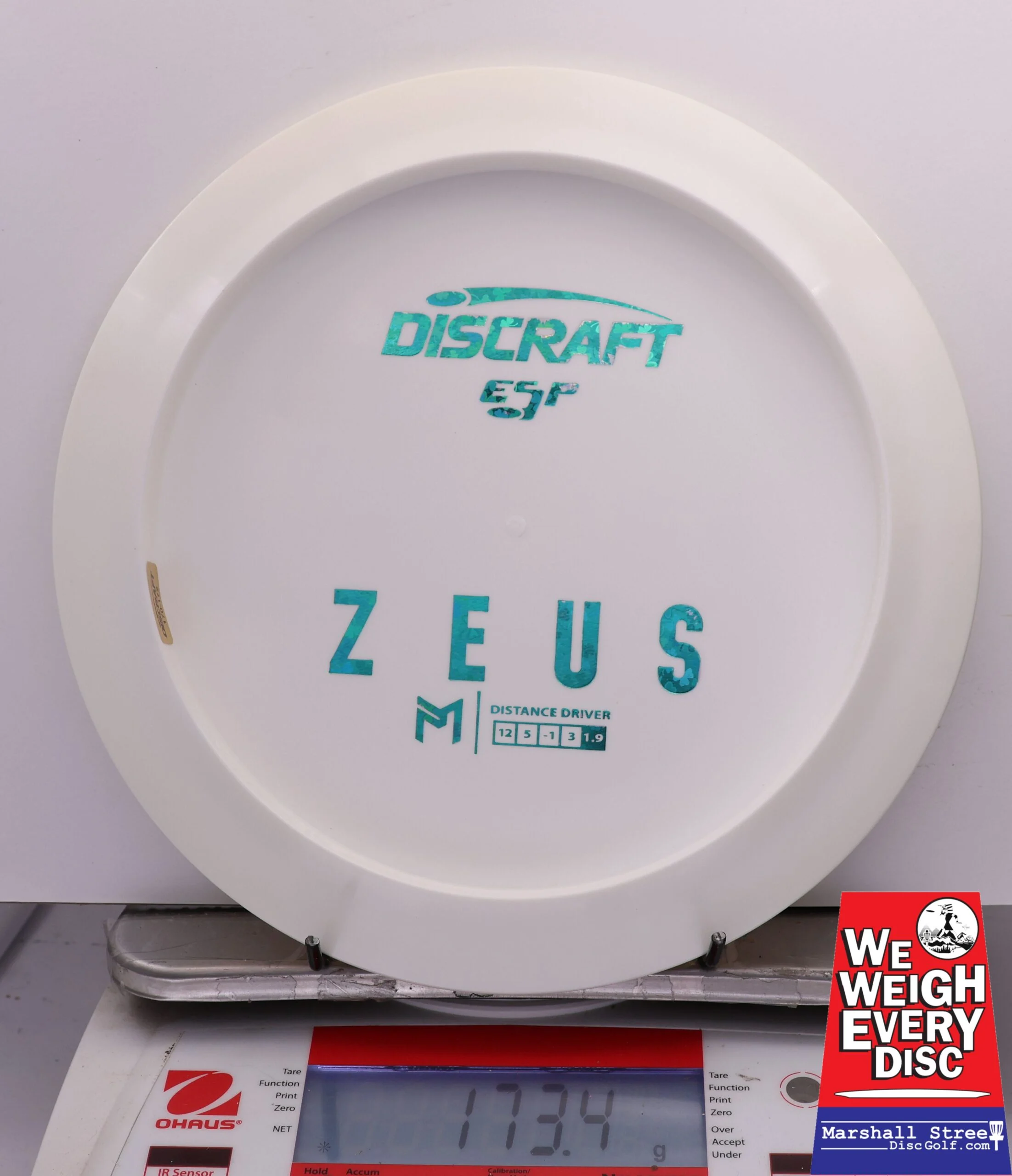 443835 ESP Zeus, Paul McBeth - Bottom Stamp - #629 White, 173