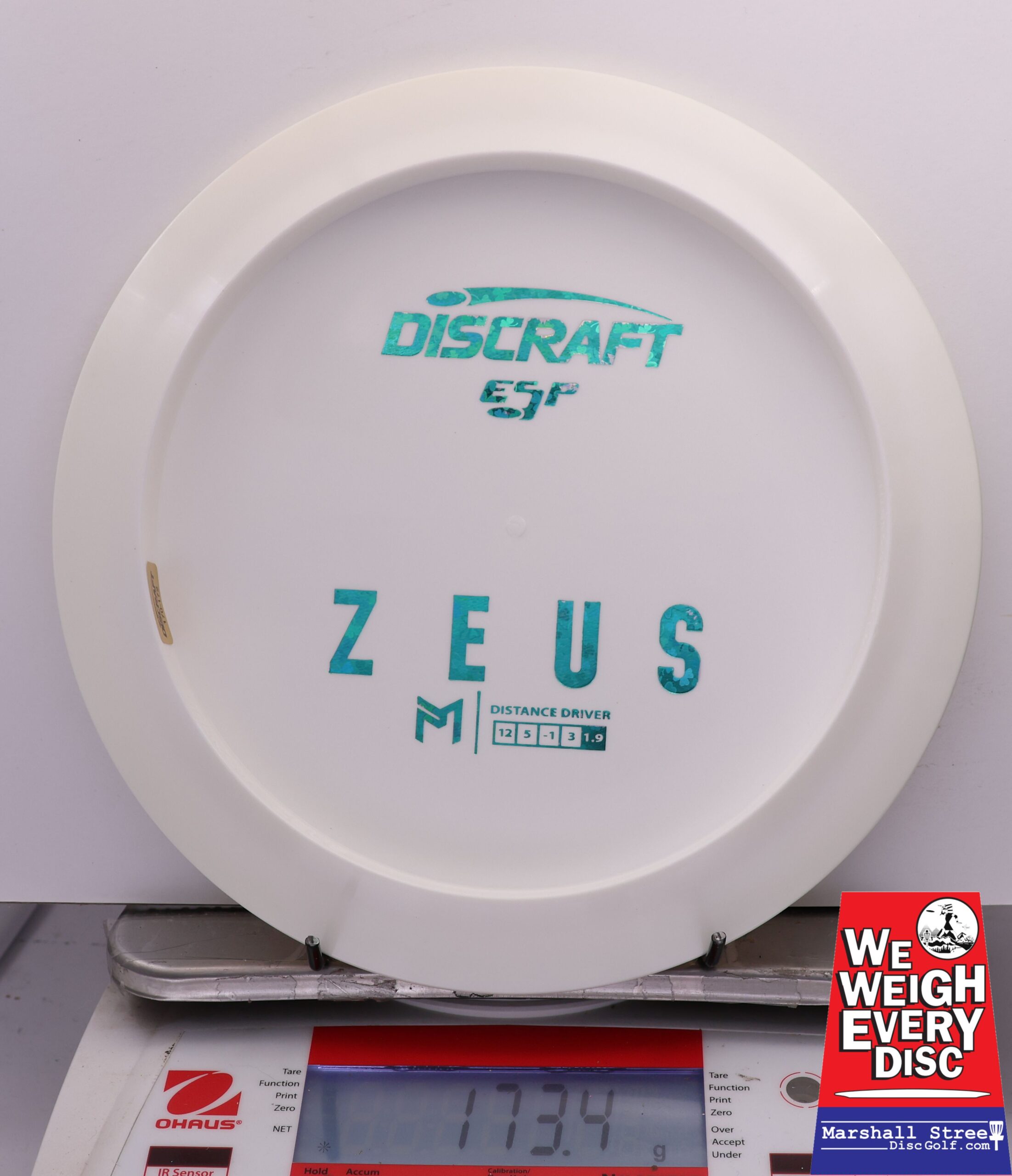 443835 ESP Zeus, Paul McBeth - Bottom Stamp - #629 White, 173