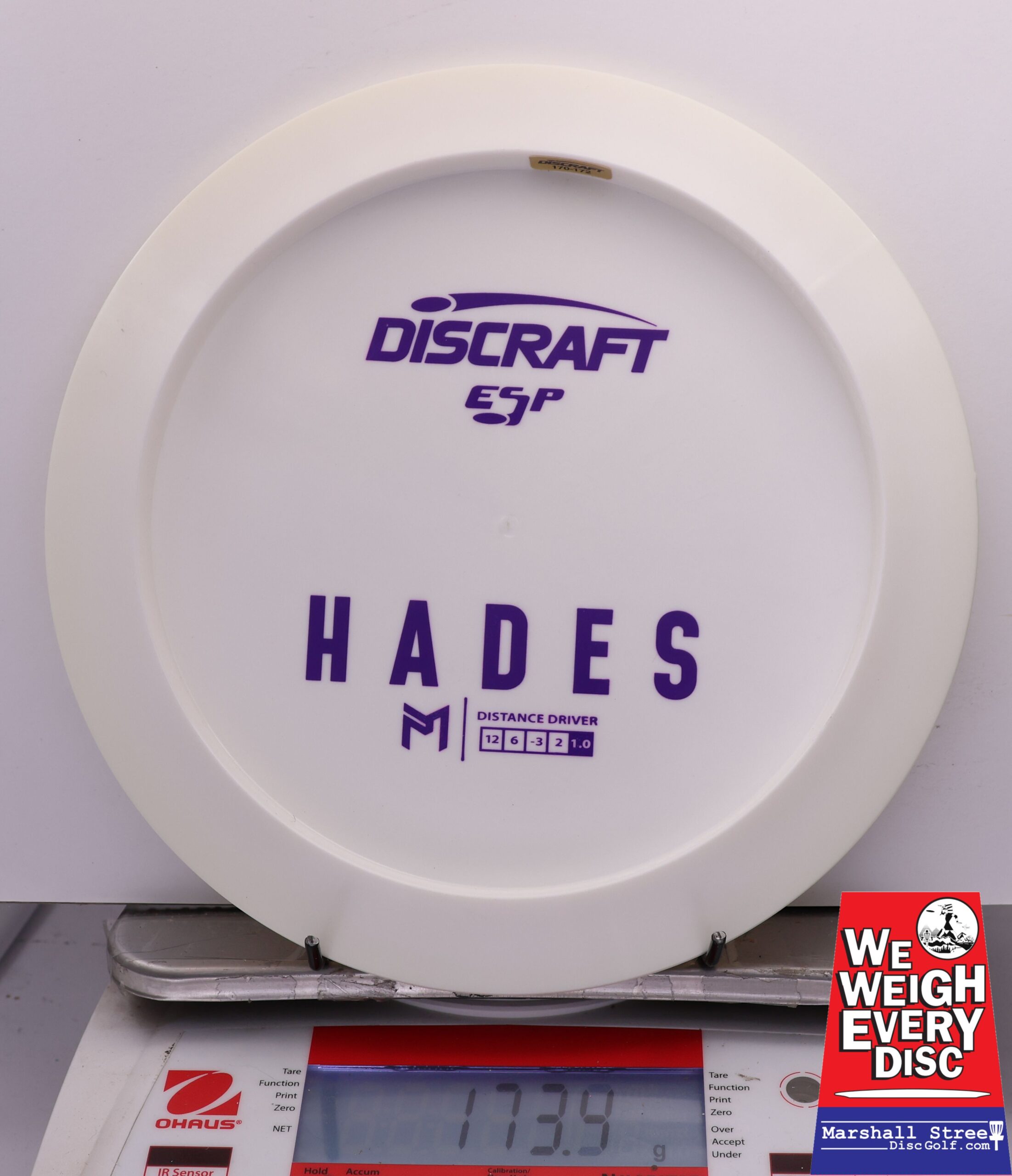 443852 ESP Hades, Paul McBeth - Bottom Stamp - #621 White, 173