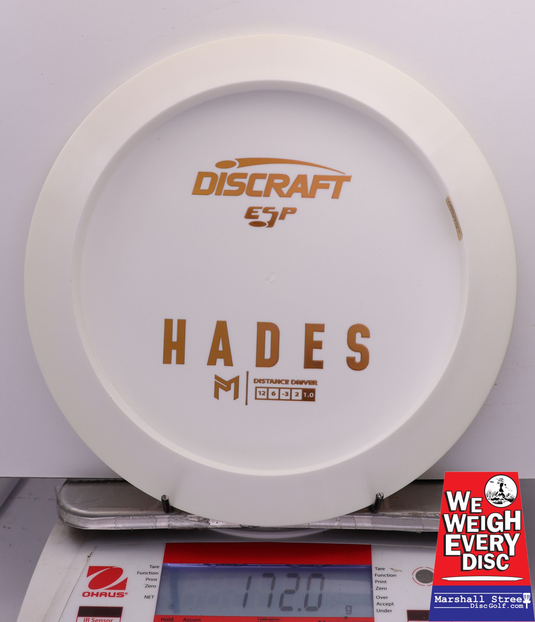 443855 ESP Hades, Paul McBeth - Bottom Stamp - #624 White, 172