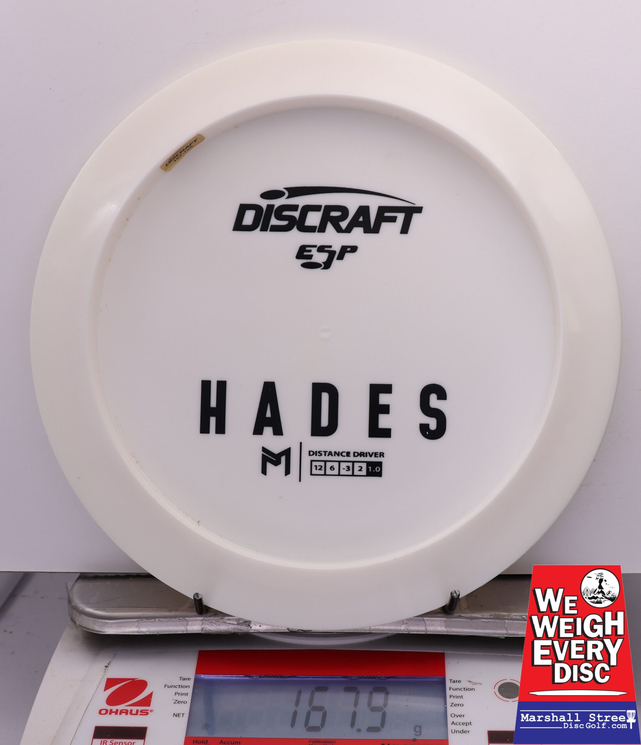 443856 ESP Hades, Paul McBeth - Bottom Stamp - #625 White, 168
