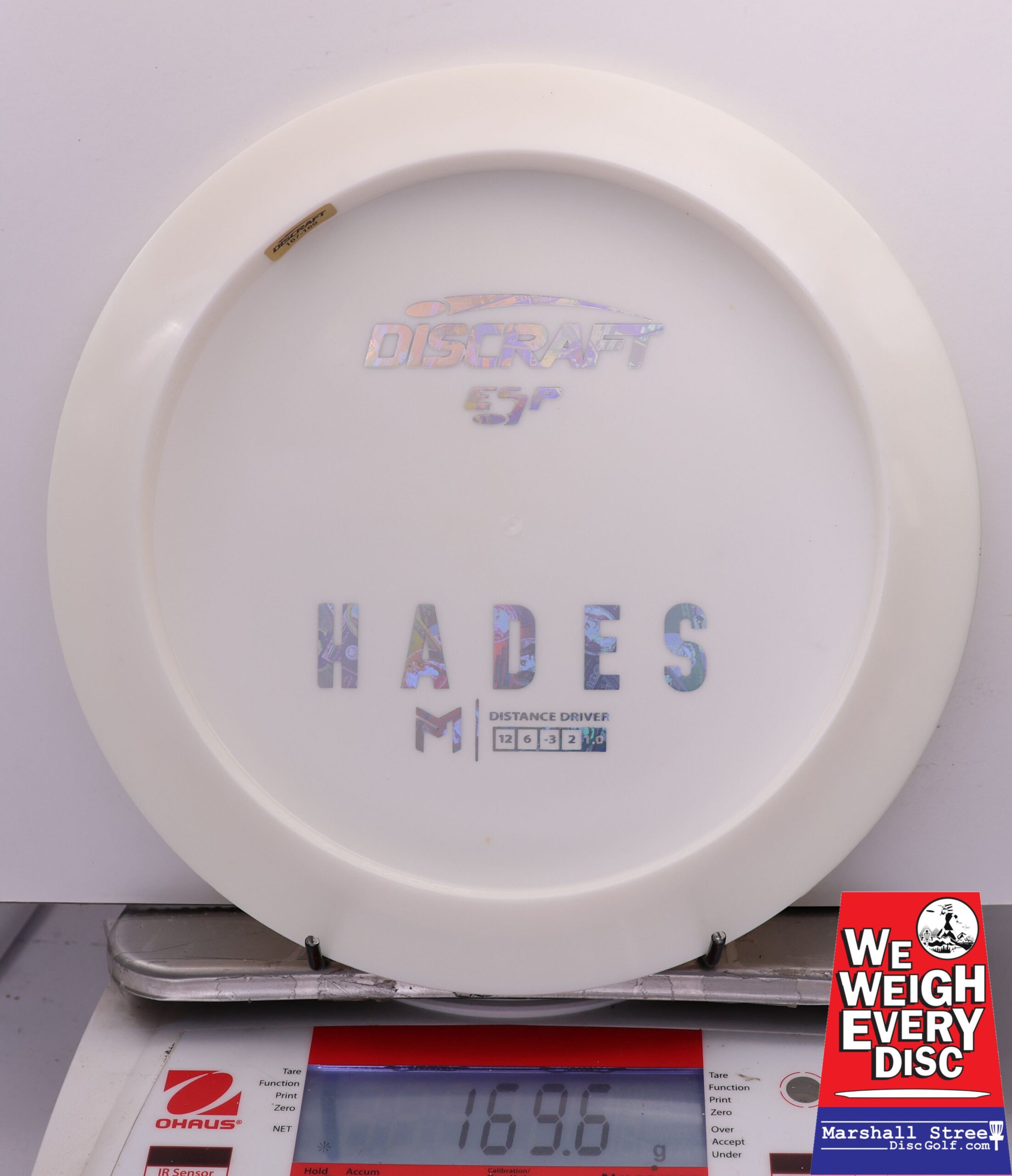 443859 ESP Hades, Paul McBeth - Bottom Stamp - #628 White, 170