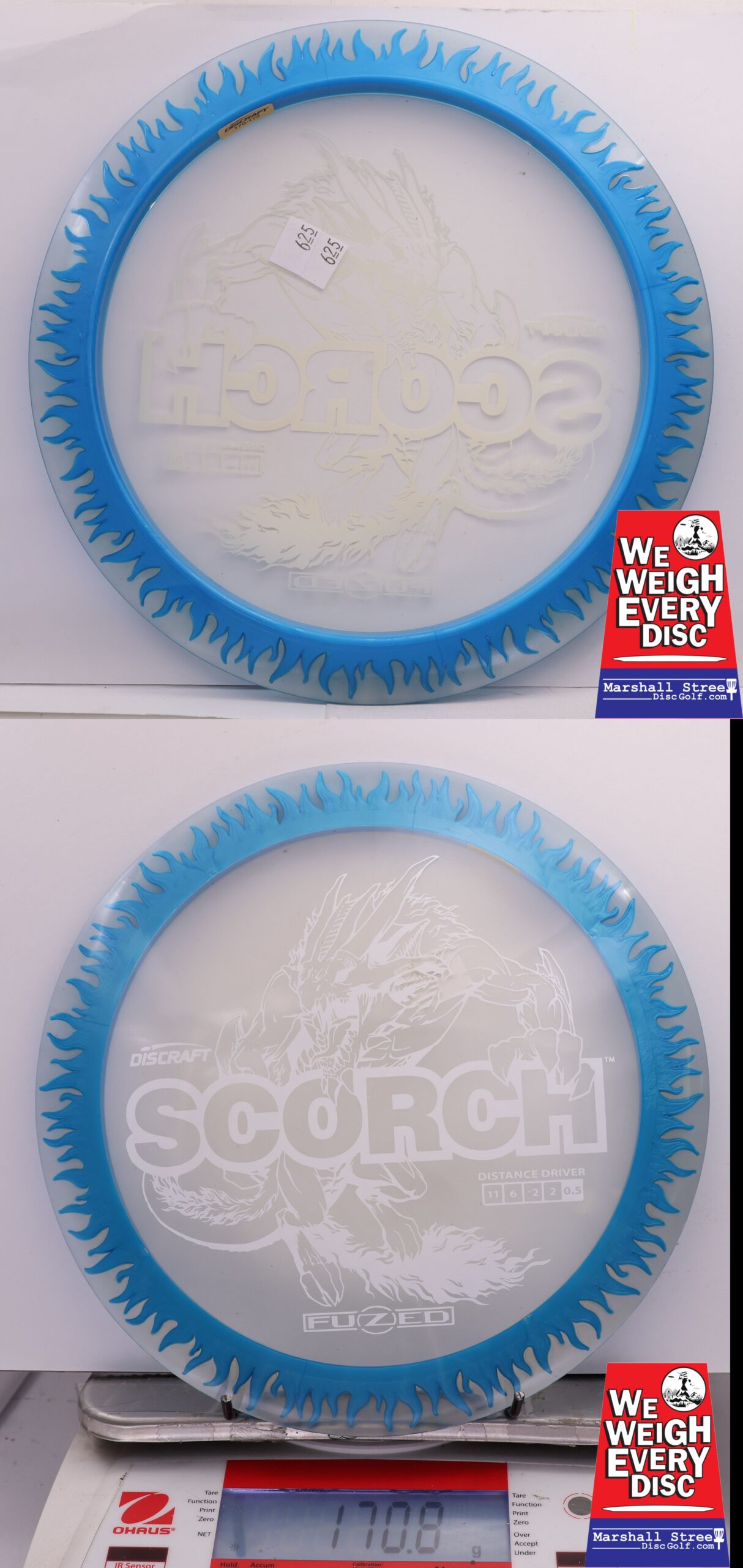 443926 FuZed Line Scorch - Flame - #625 Clear-Blue, 171