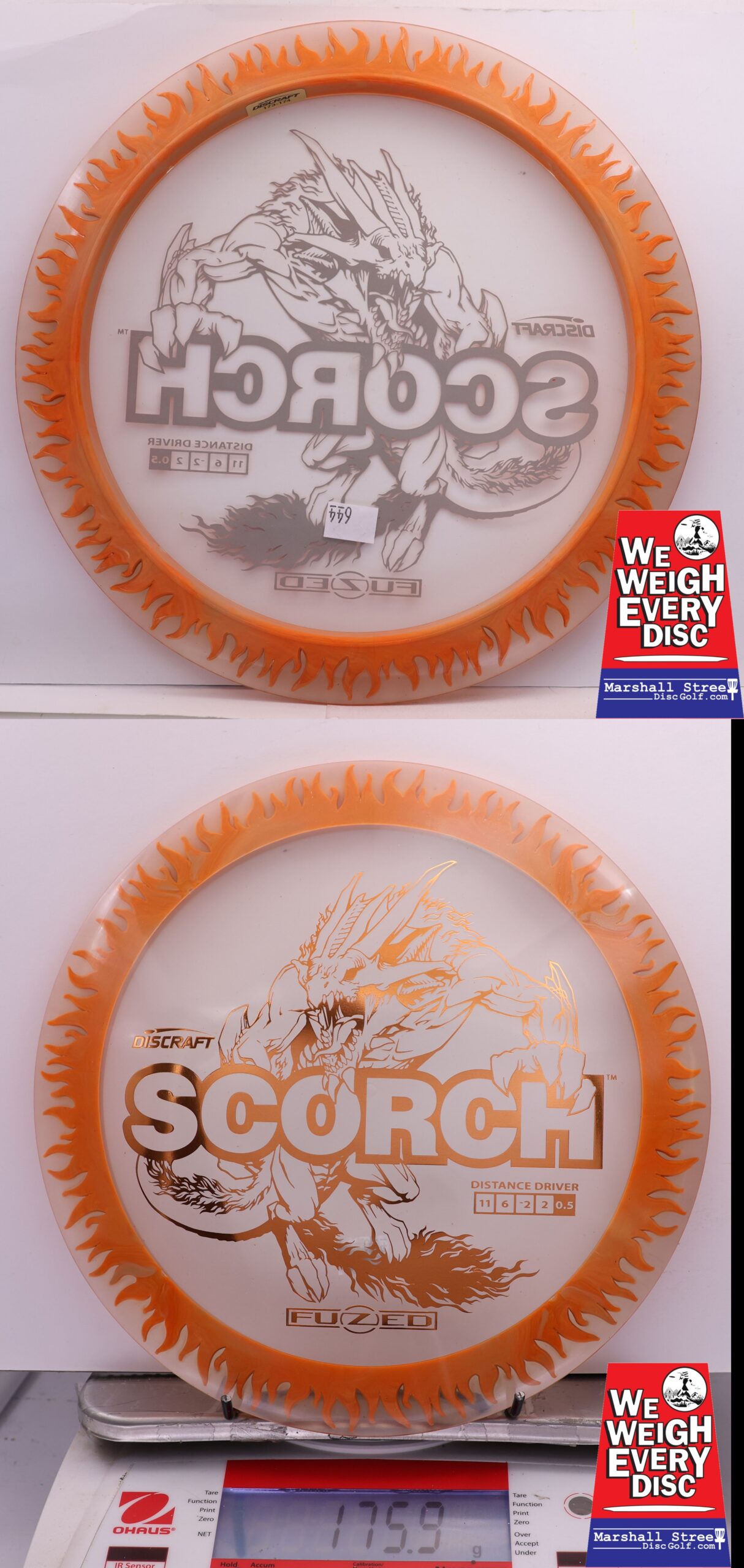 443944 FuZed Line Scorch - Flame - #643 Clear-Orange, 176