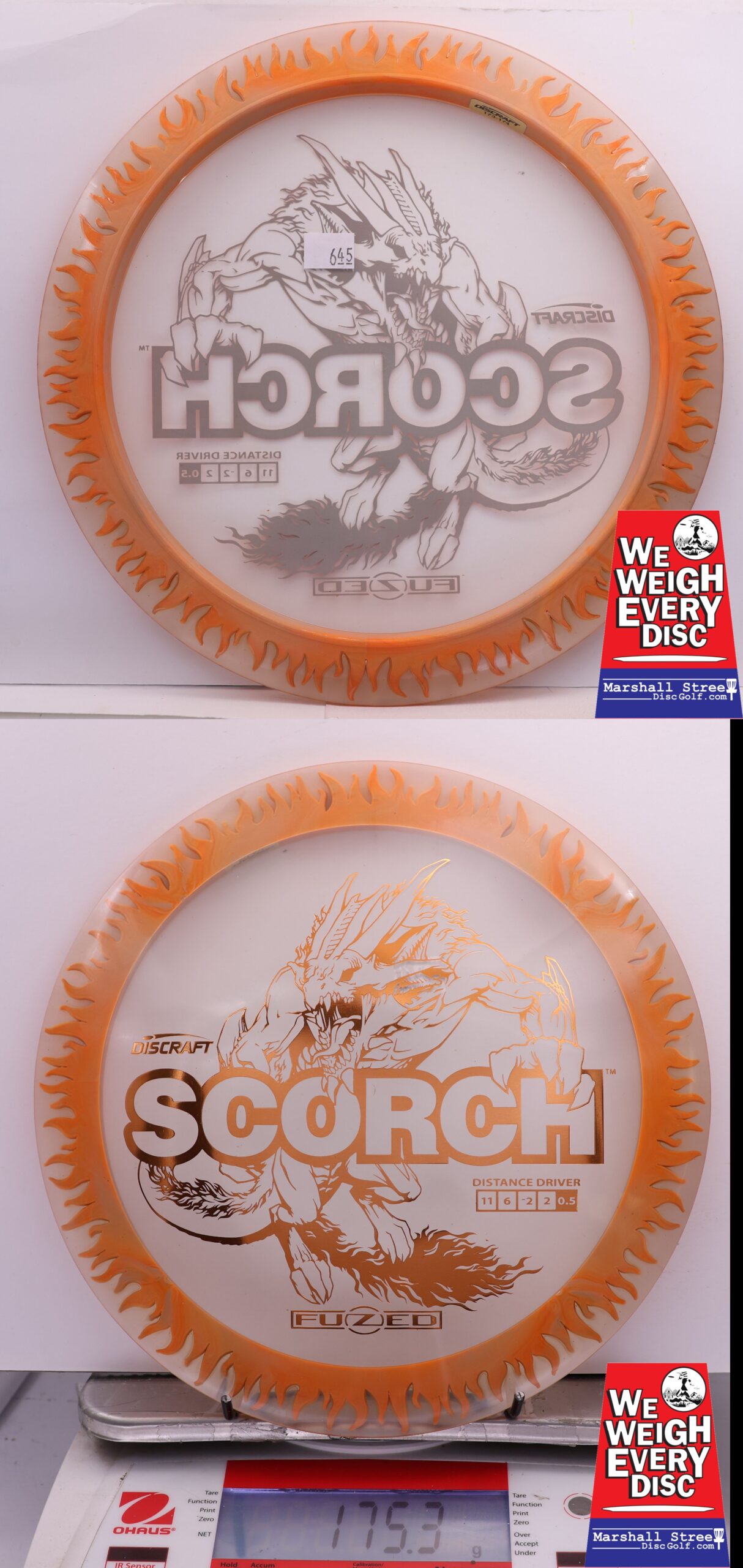 443945 FuZed Line Scorch - Flame - #644 Clear-Orange, 175