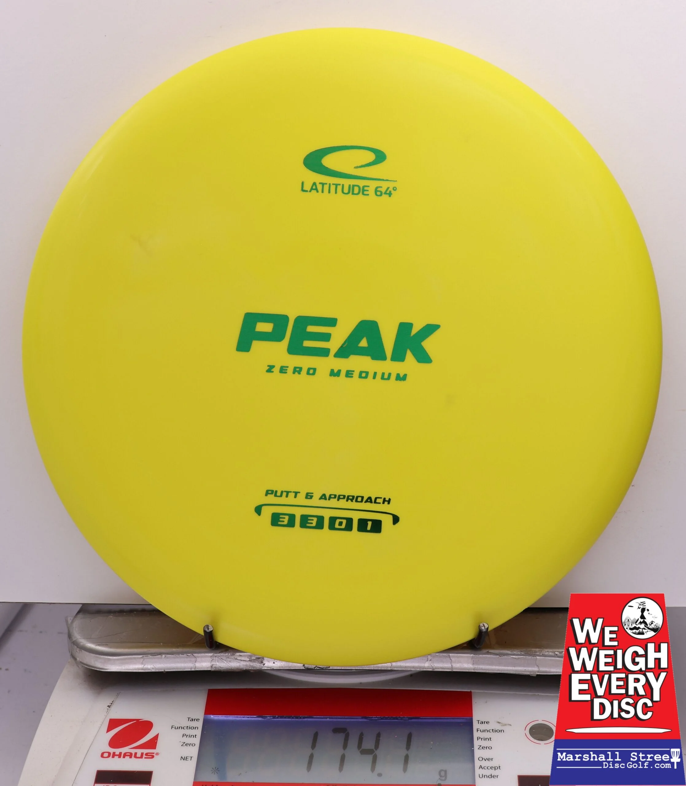 443965 Zero Medium Peak - #08 Yellow, 174