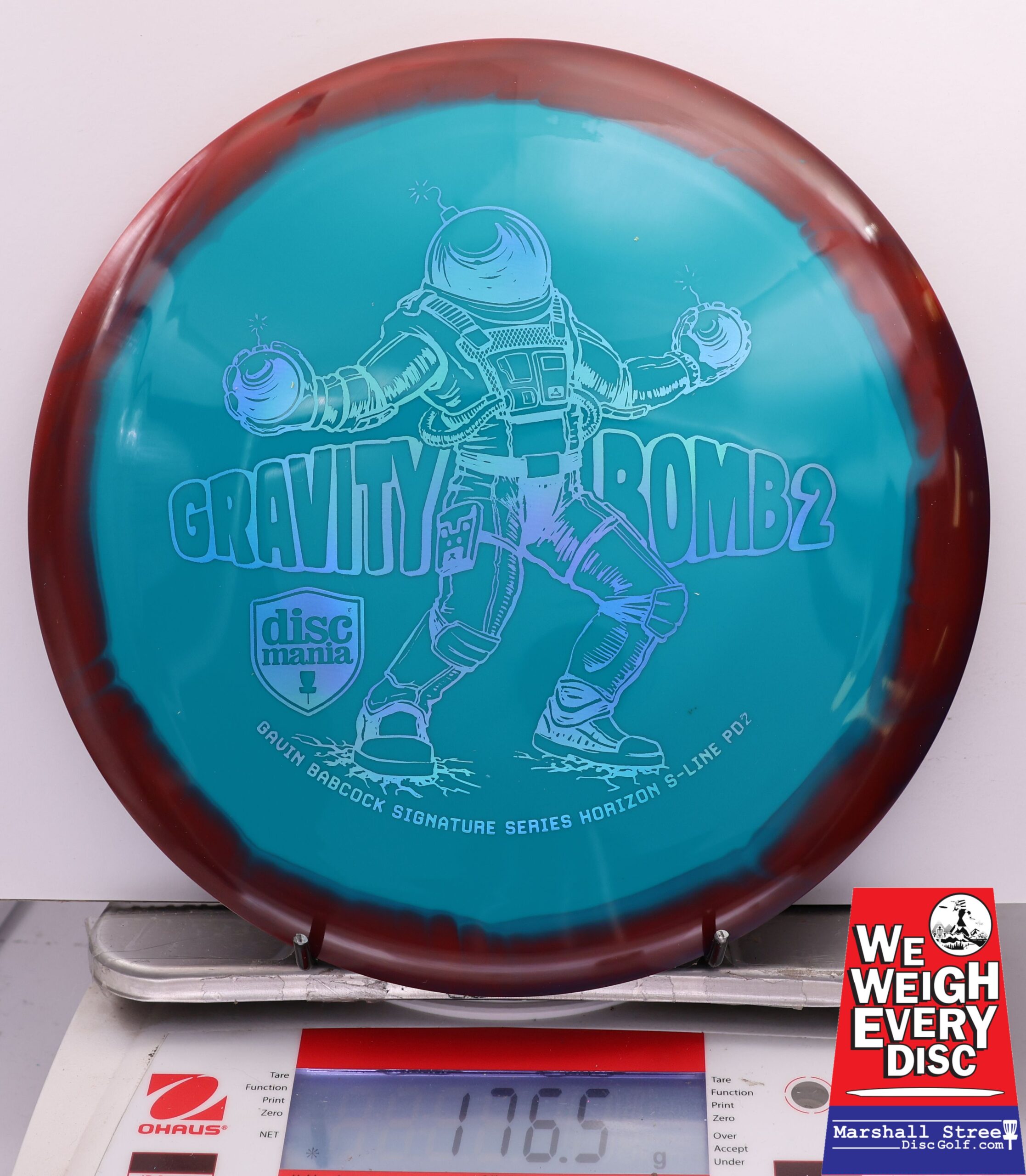 444071 Horizon S-Line PD2, Gavin Babcock 2025 Signature Series Gravity Bomb 2 - Single Foil - #04 DkRed-Blue, 177