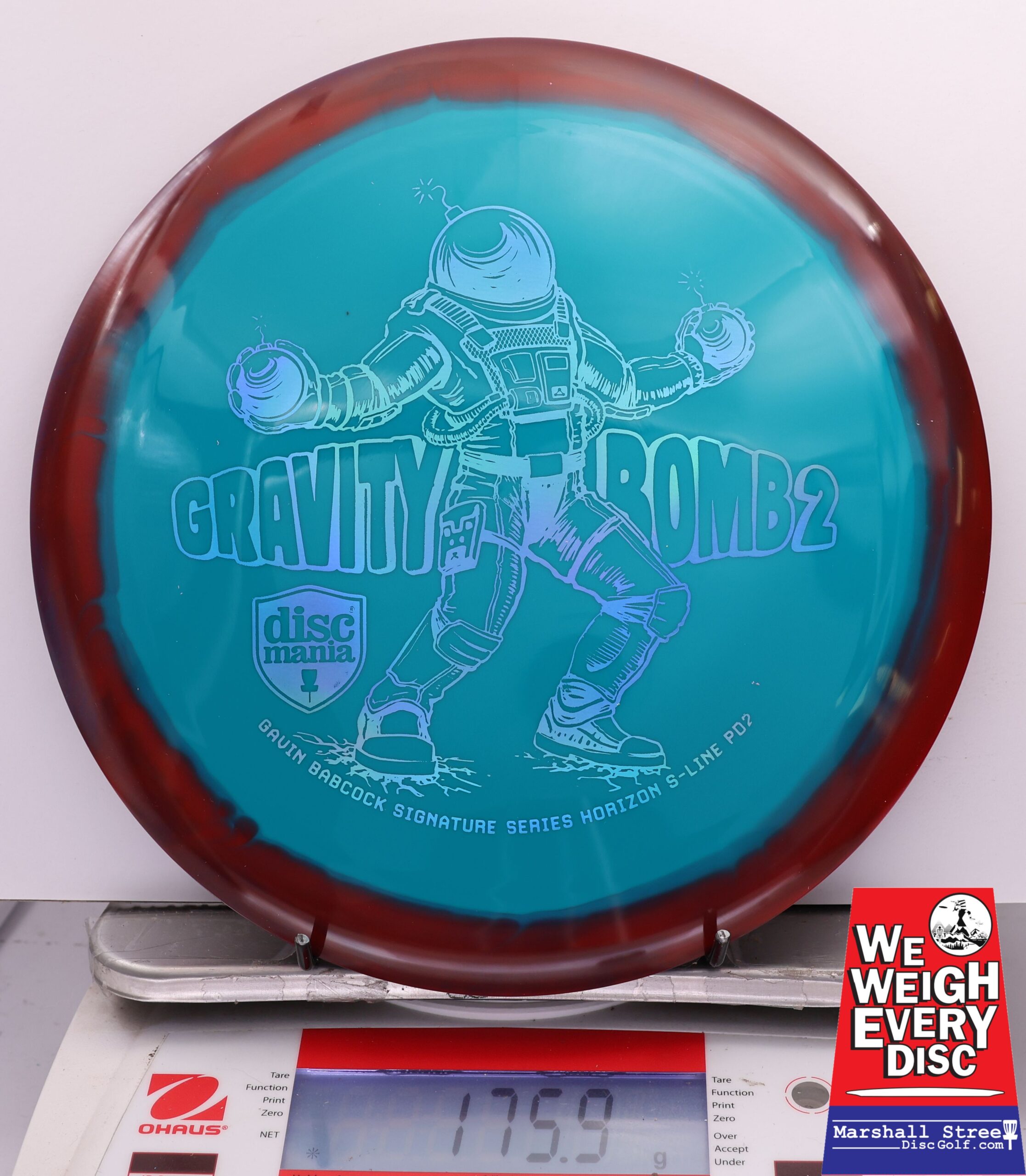 444072 Horizon S-Line PD2, Gavin Babcock 2025 Signature Series Gravity Bomb 2 - Single Foil - #05 DkRed-Blue, 176