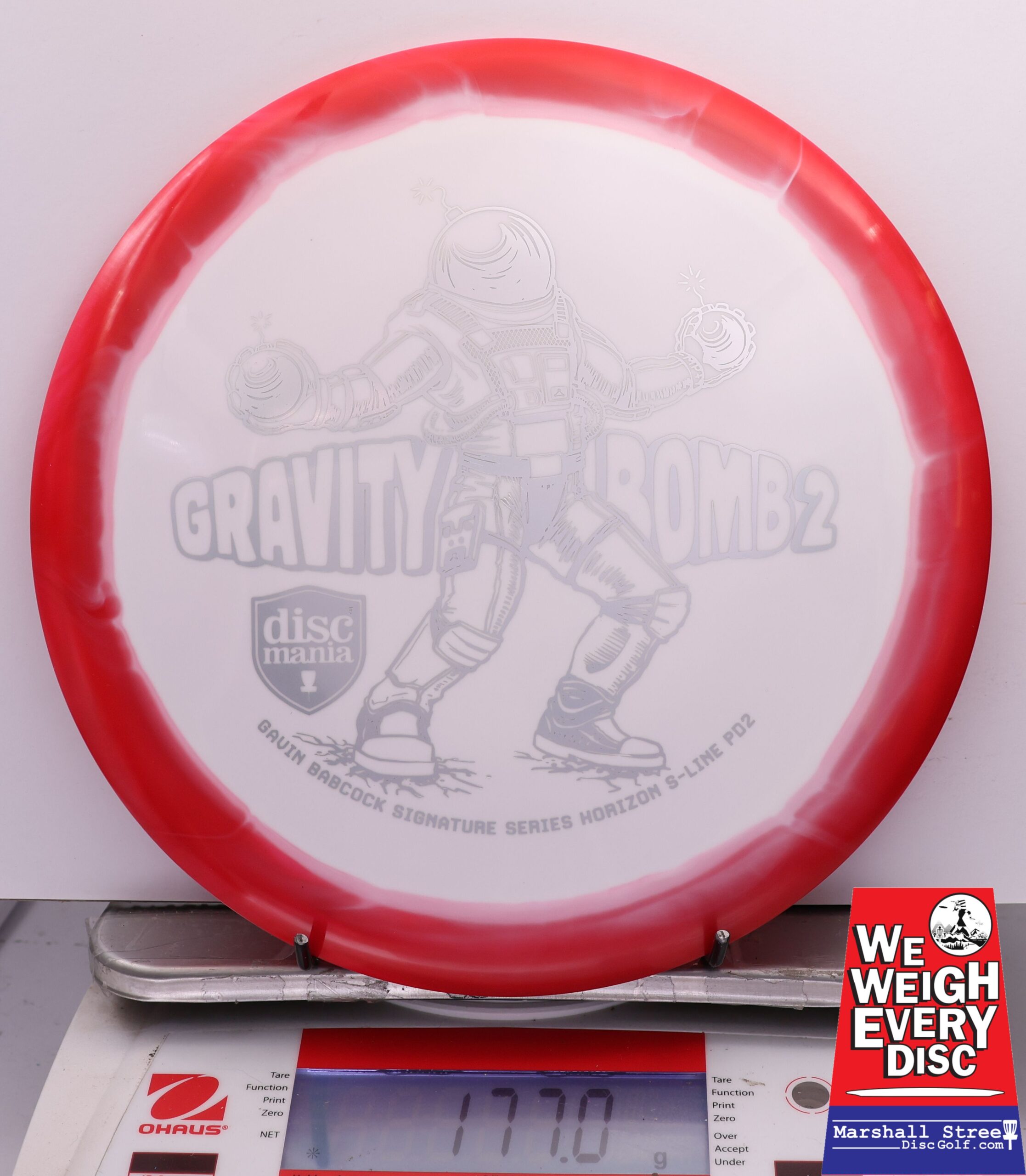 444074 Horizon S-Line PD2, Gavin Babcock 2025 Signature Series Gravity Bomb 2 - Single Foil - #07 Red-White, 177