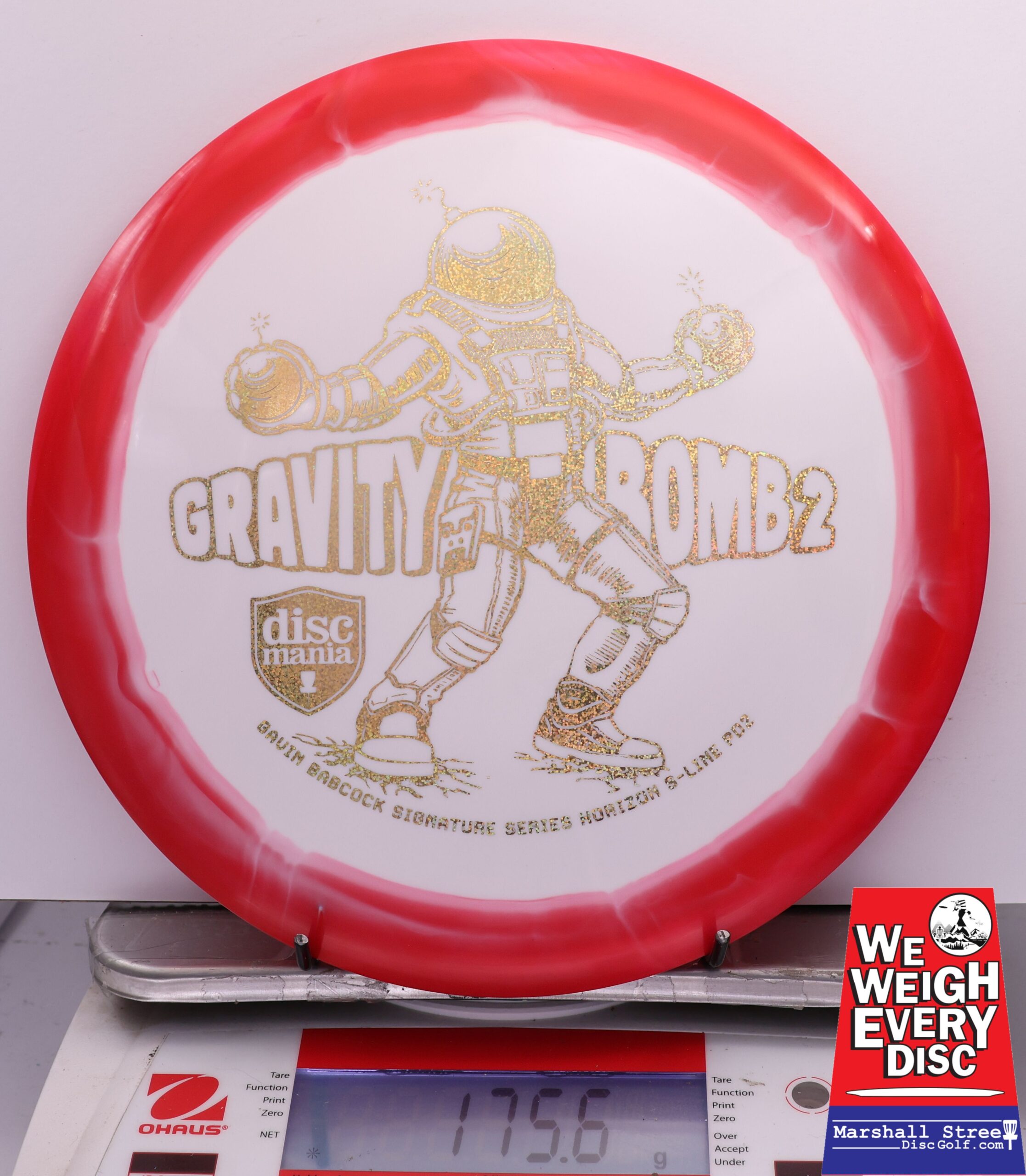 444079 Horizon S-Line PD2, Gavin Babcock 2025 Signature Series Gravity Bomb 2 - Single Foil - #12 Red-White, 176