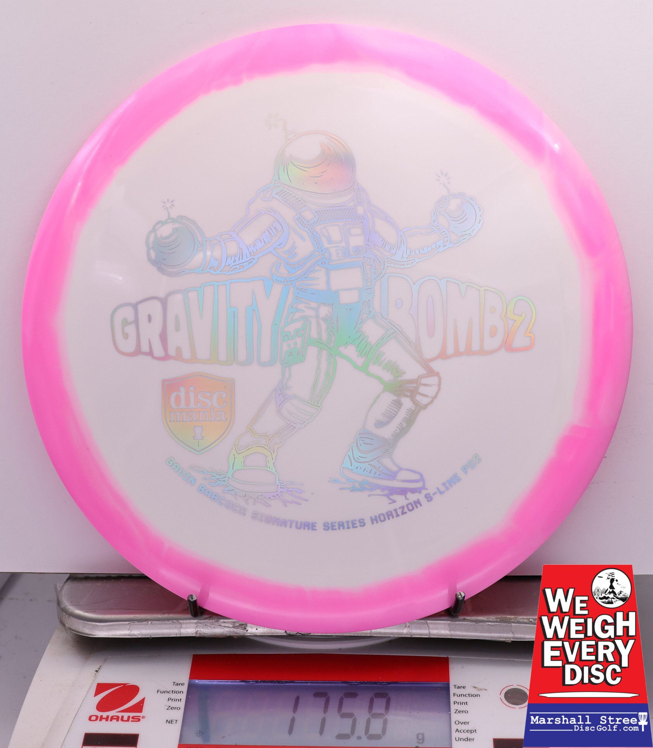 444080 Horizon S-Line PD2, Gavin Babcock 2025 Signature Series Gravity Bomb 2 - Single Foil - #13 Pink-White, 176