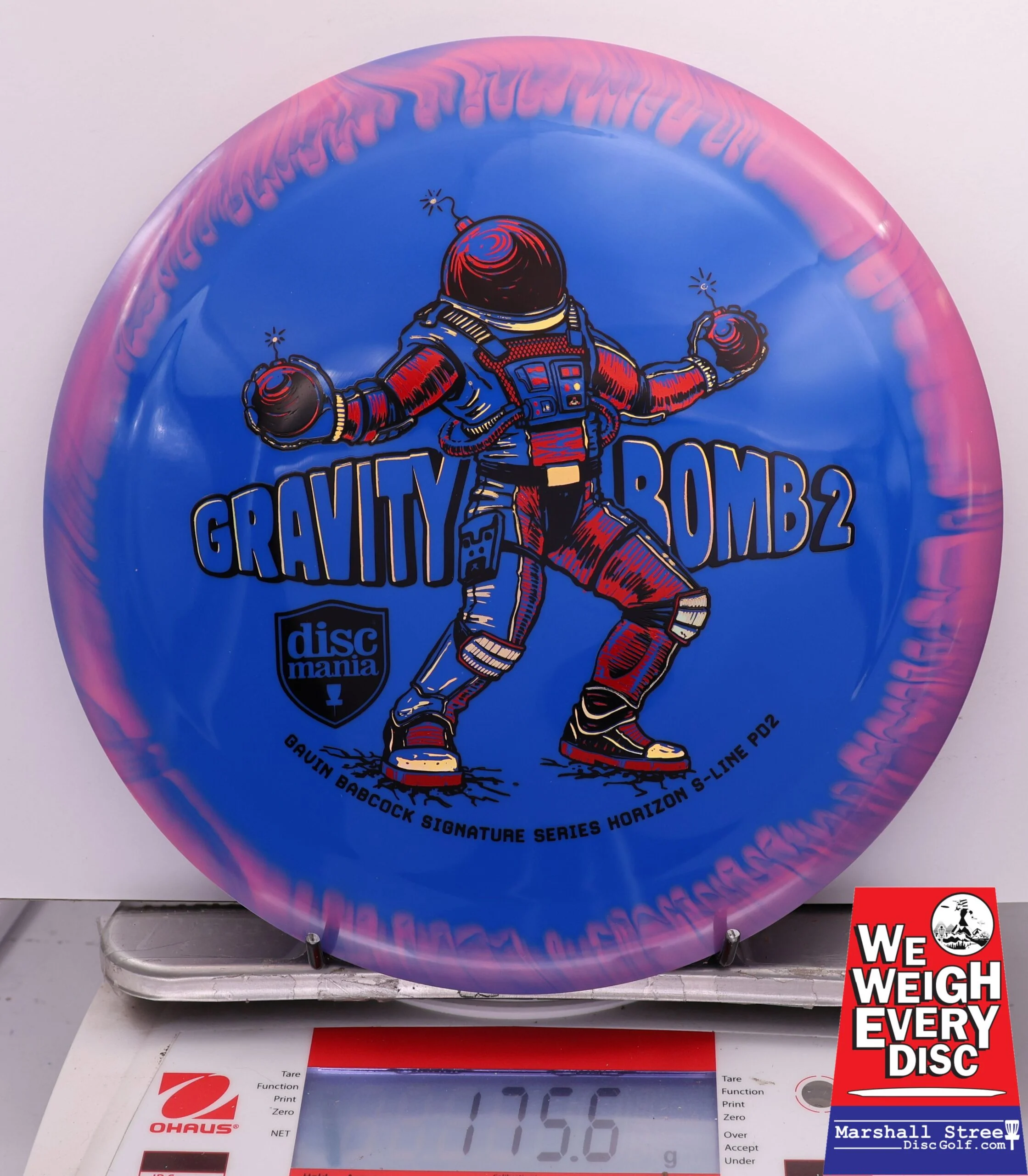 444142 Horizon S-Line PD2, Gavid Babcock 2025 Signature Series Gravity Bomb 2 - Triple Foil - #22 Pink-Blue, 176