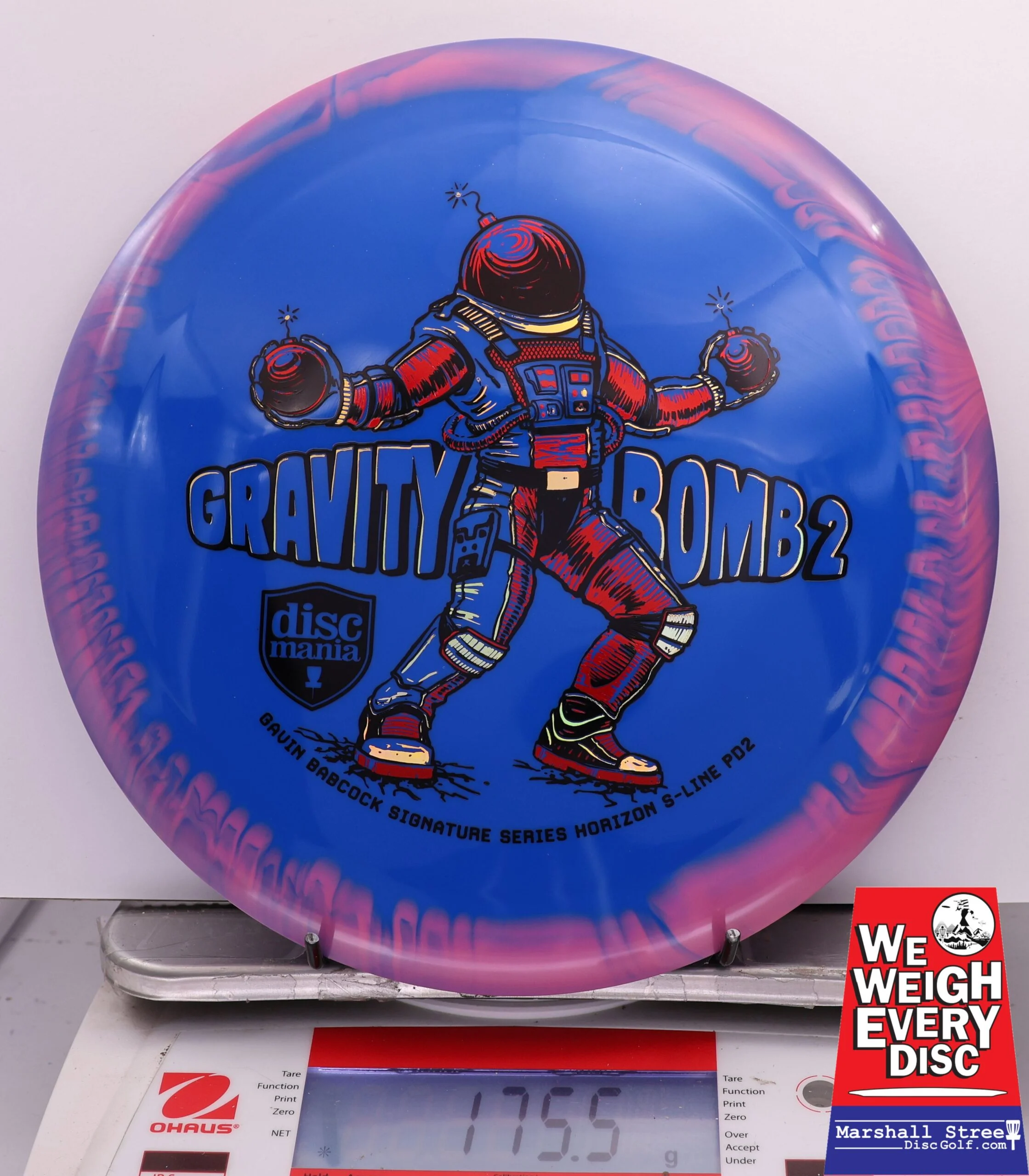 444145 Horizon S-Line PD2, Gavid Babcock 2025 Signature Series Gravity Bomb 2 - Triple Foil - #25 Pink-Blue, 176