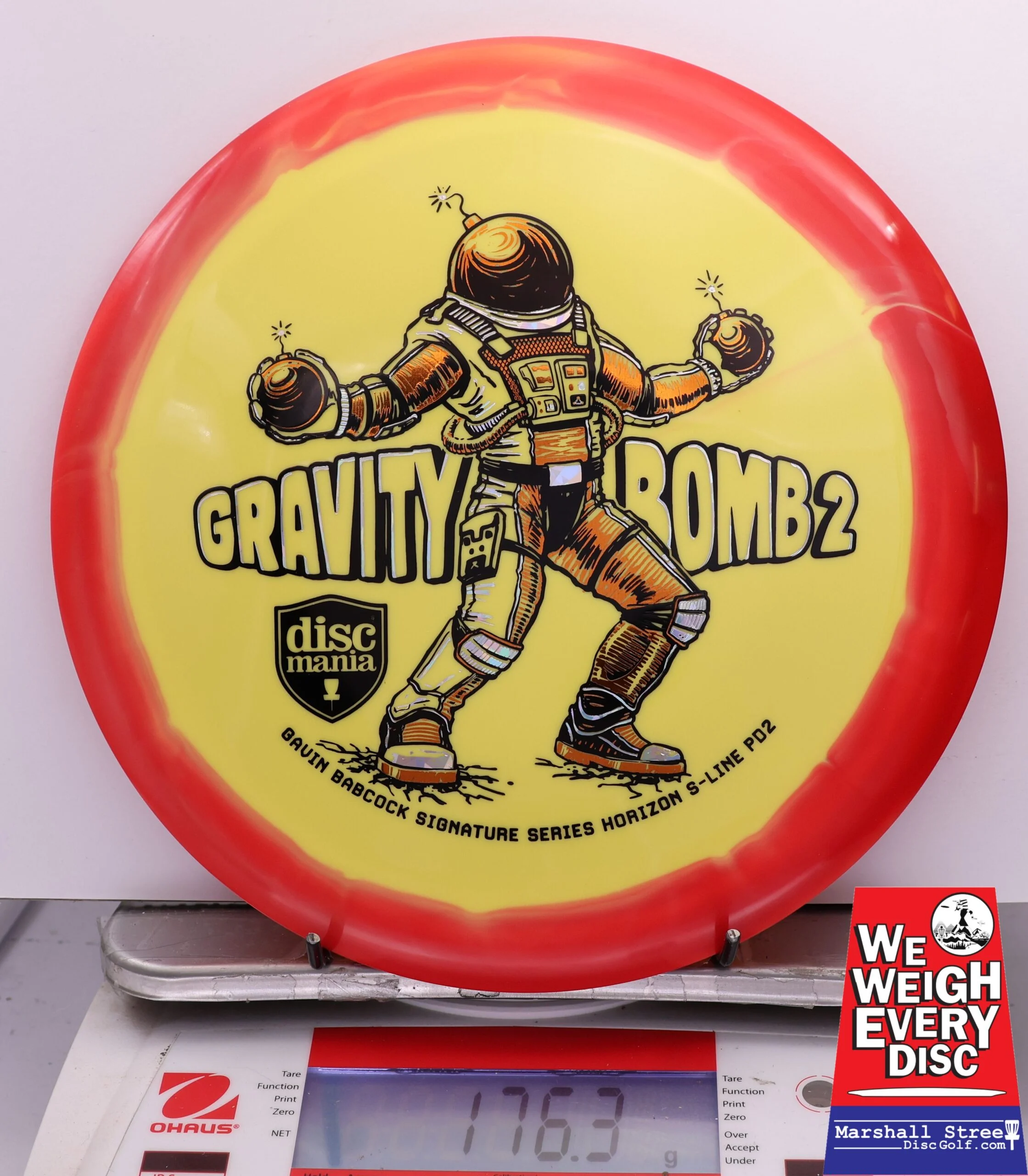 444161 Horizon S-Line PD2, Gavid Babcock 2025 Signature Series Gravity Bomb 2 - Triple Foil - #41 Red-Yellow, 176