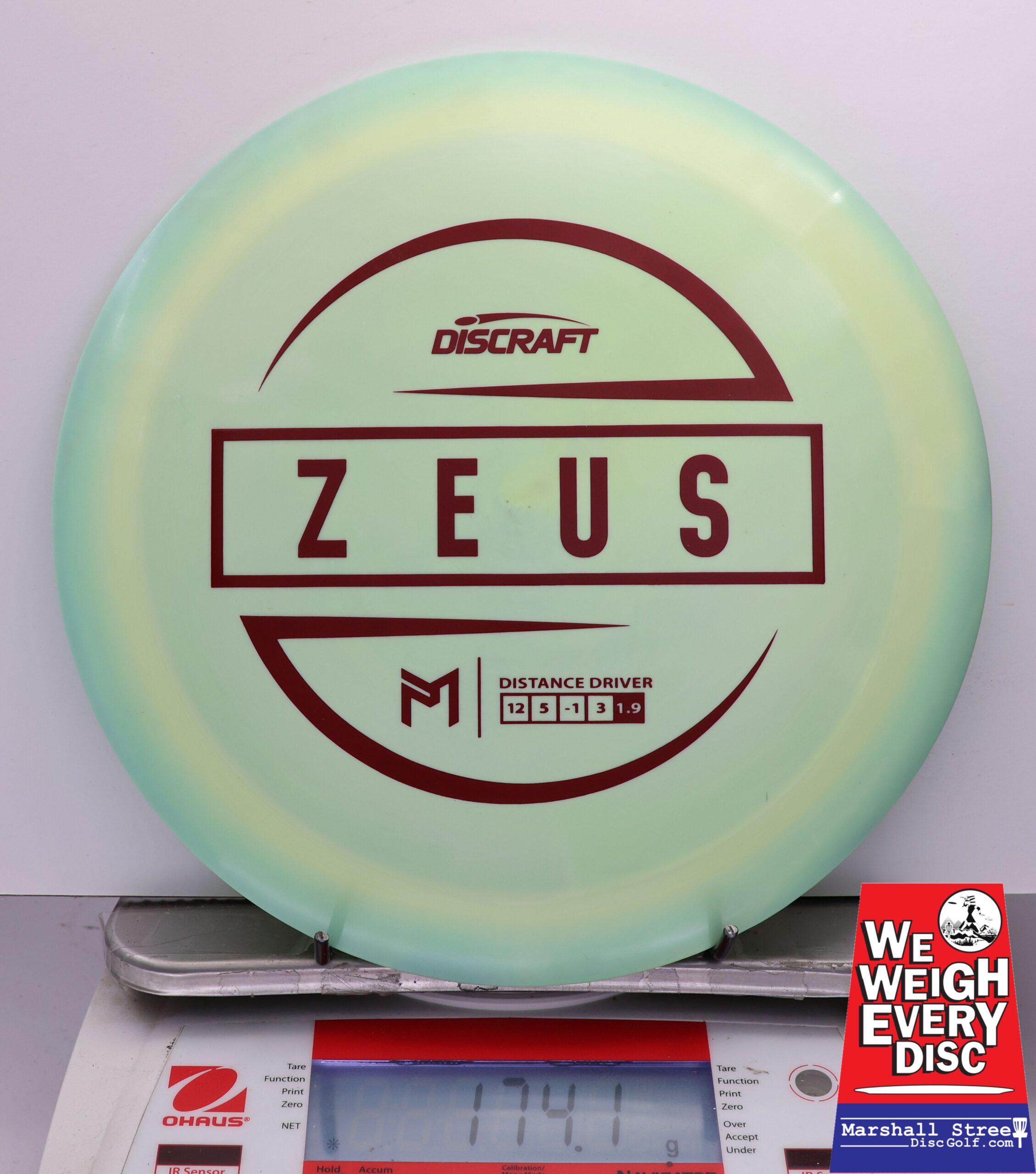 444418 ESP Zeus, Paul McBeth - #24 AquaYellow, 174
