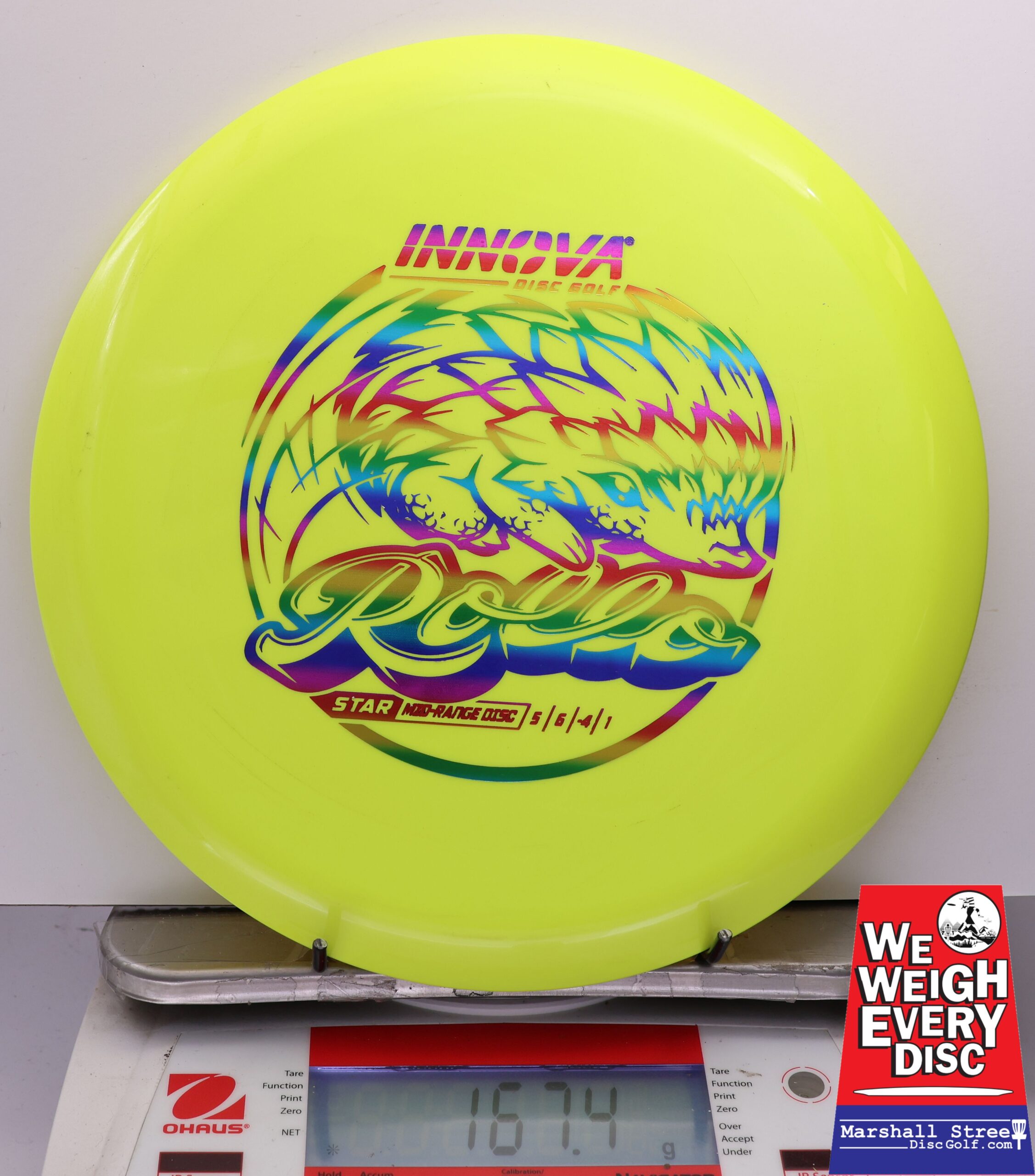 444958 Star Rollo - #950 Yellow, 167