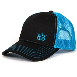 445504 Dynamic Discs Standard D's Snapback - Black Black Blue, Snapback