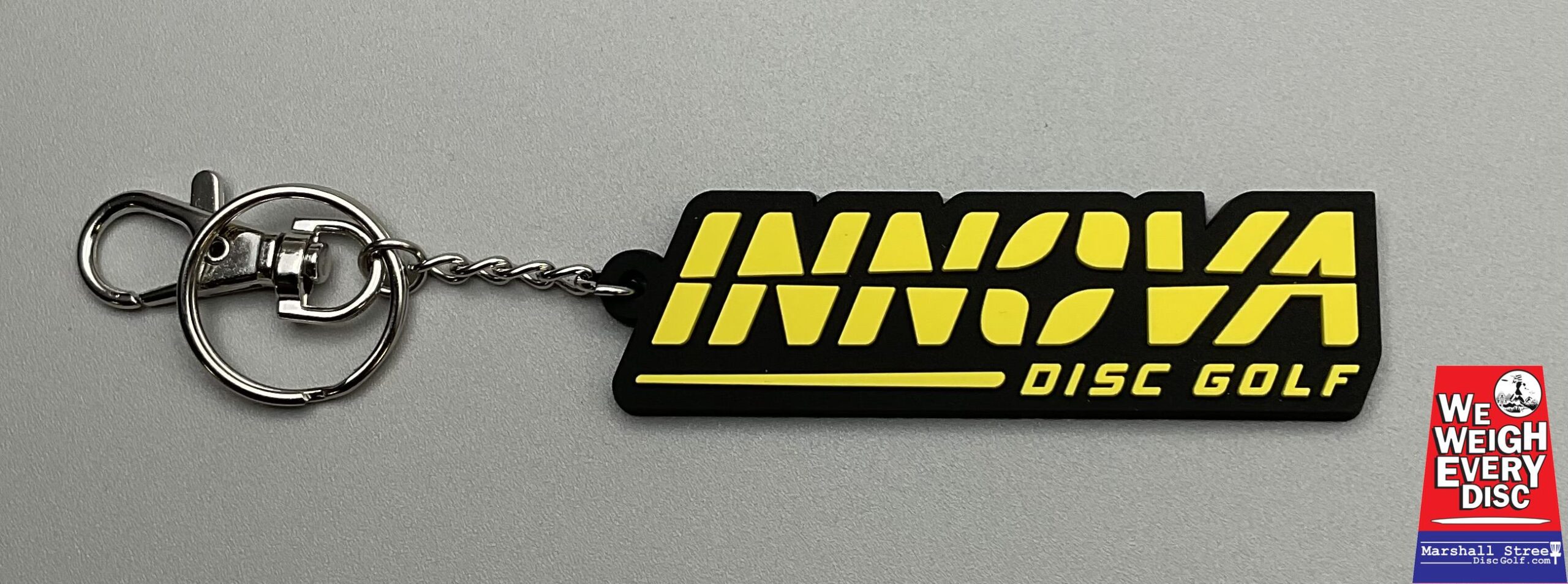 445847 Innova Burst Logo Keychain - #04 YellowBlack, 17Grams