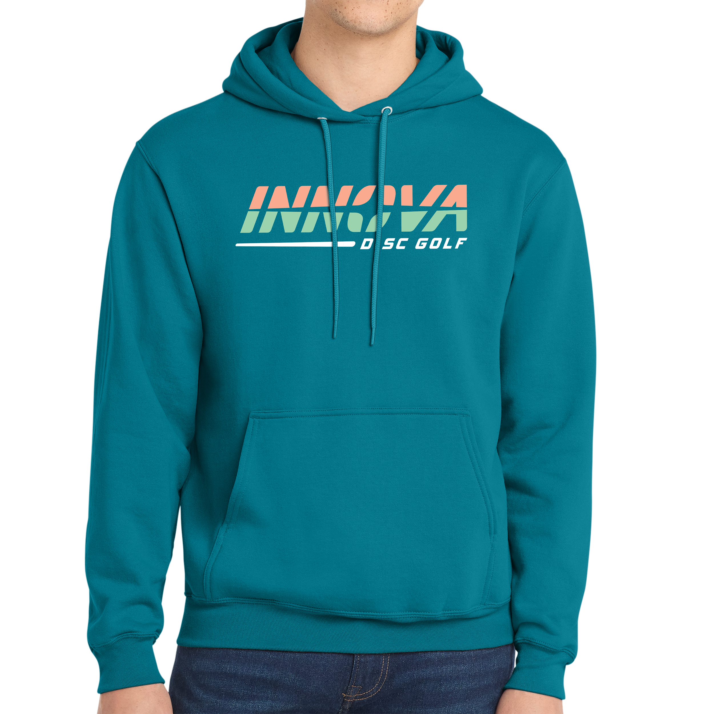 445981 Innova Big Burst Hoodie - Teal, XXX-Large