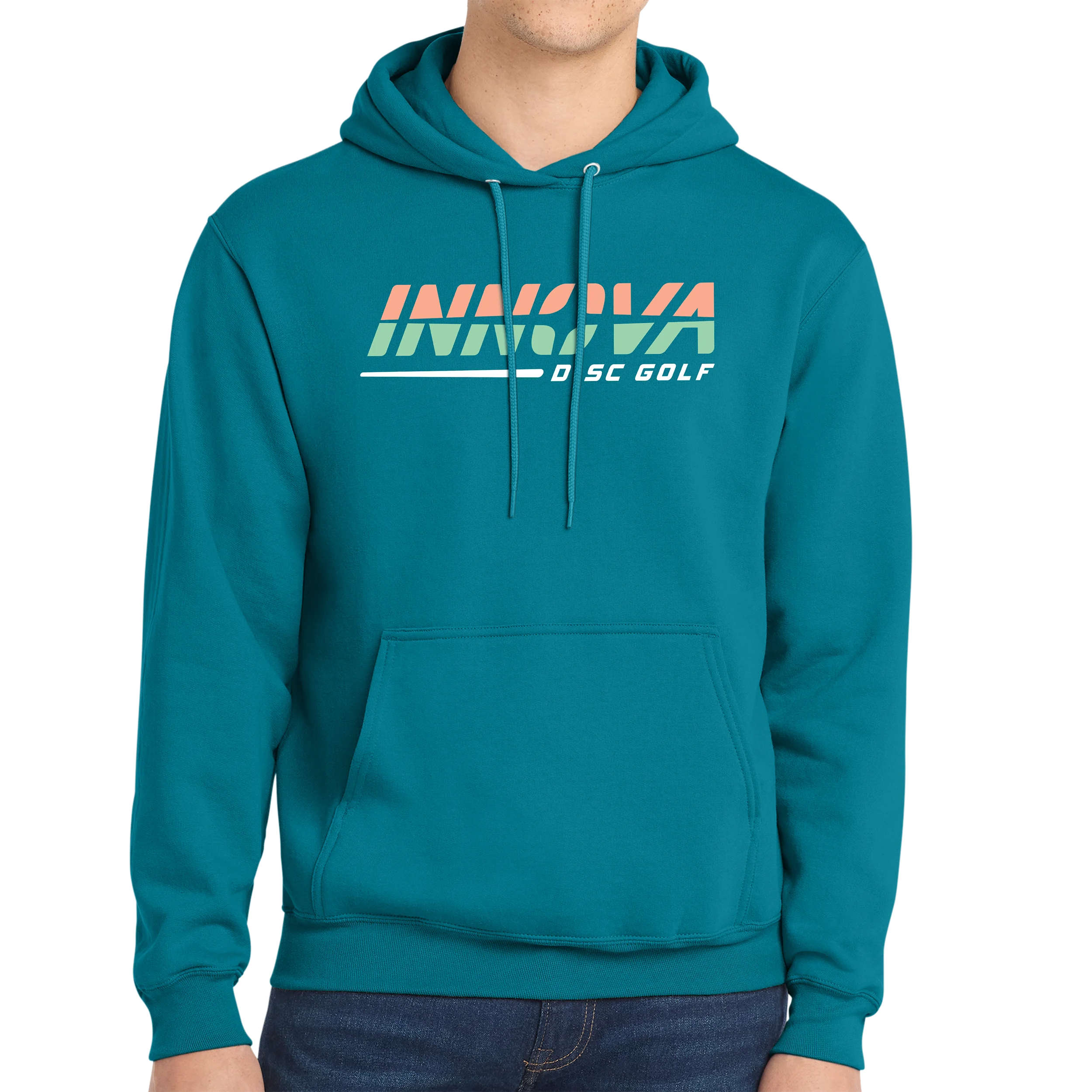 445981 Innova Big Burst Hoodie - Teal, XXX-Large
