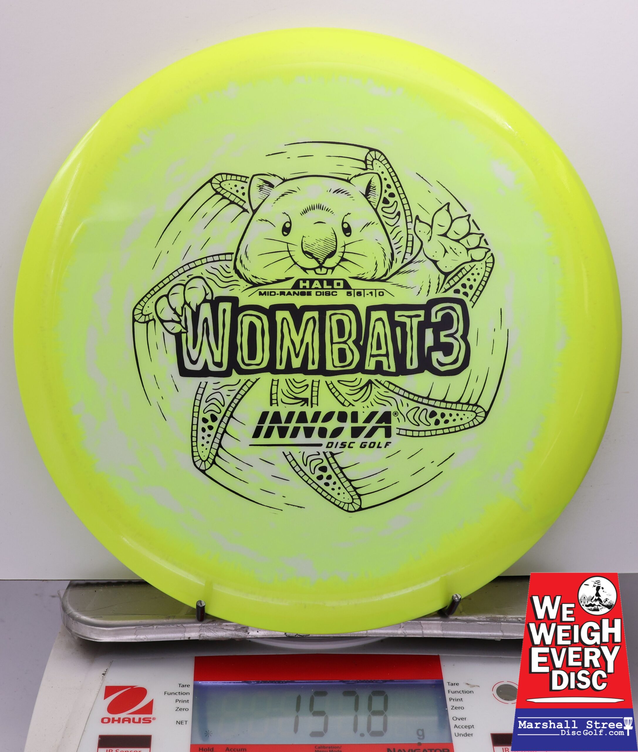 446185 Halo Star Wombat3 - #975 Yellow-White, 158