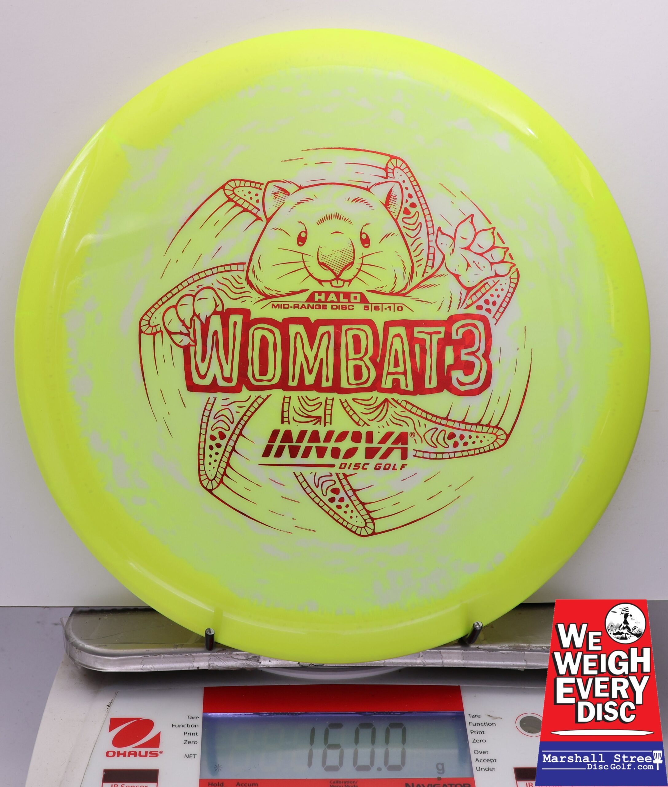 446187 Halo Star Wombat3 - #977 Yellow-White, 160