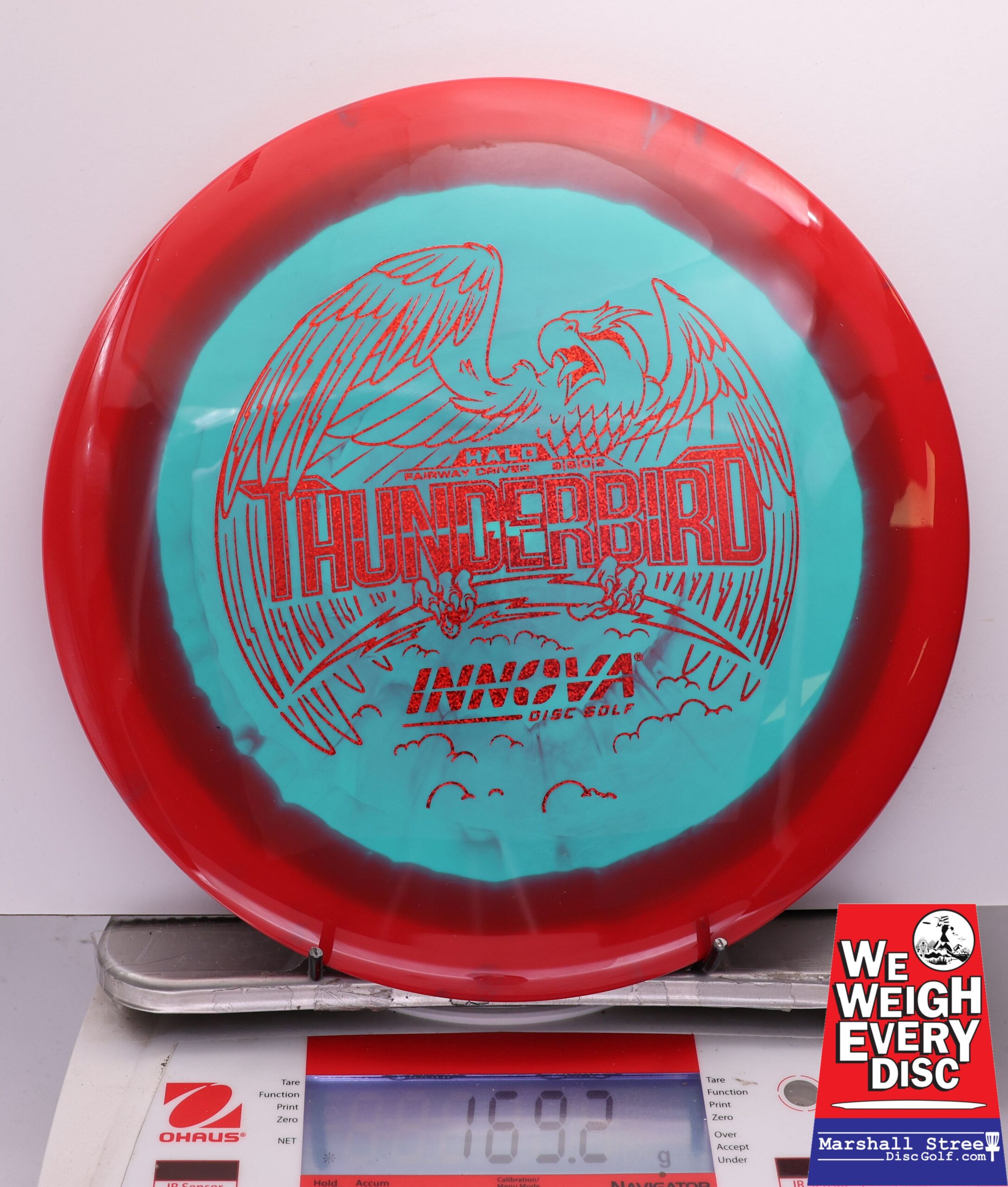 446217 Halo Star Thunderbird - #978 Red-Aqua, 169