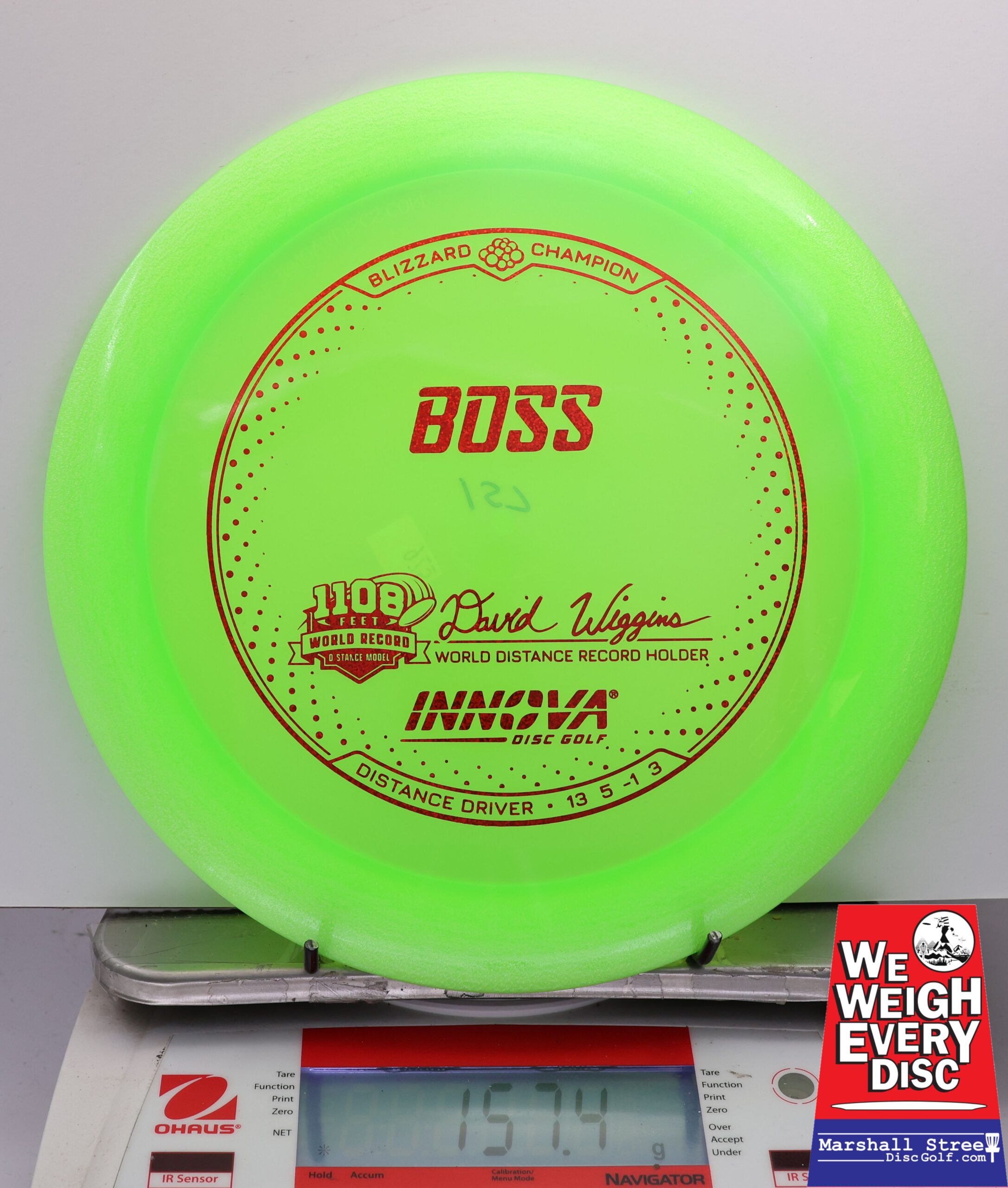 446657 Blizzard Boss, Wiggins 1108 - #975 NGreen, 157