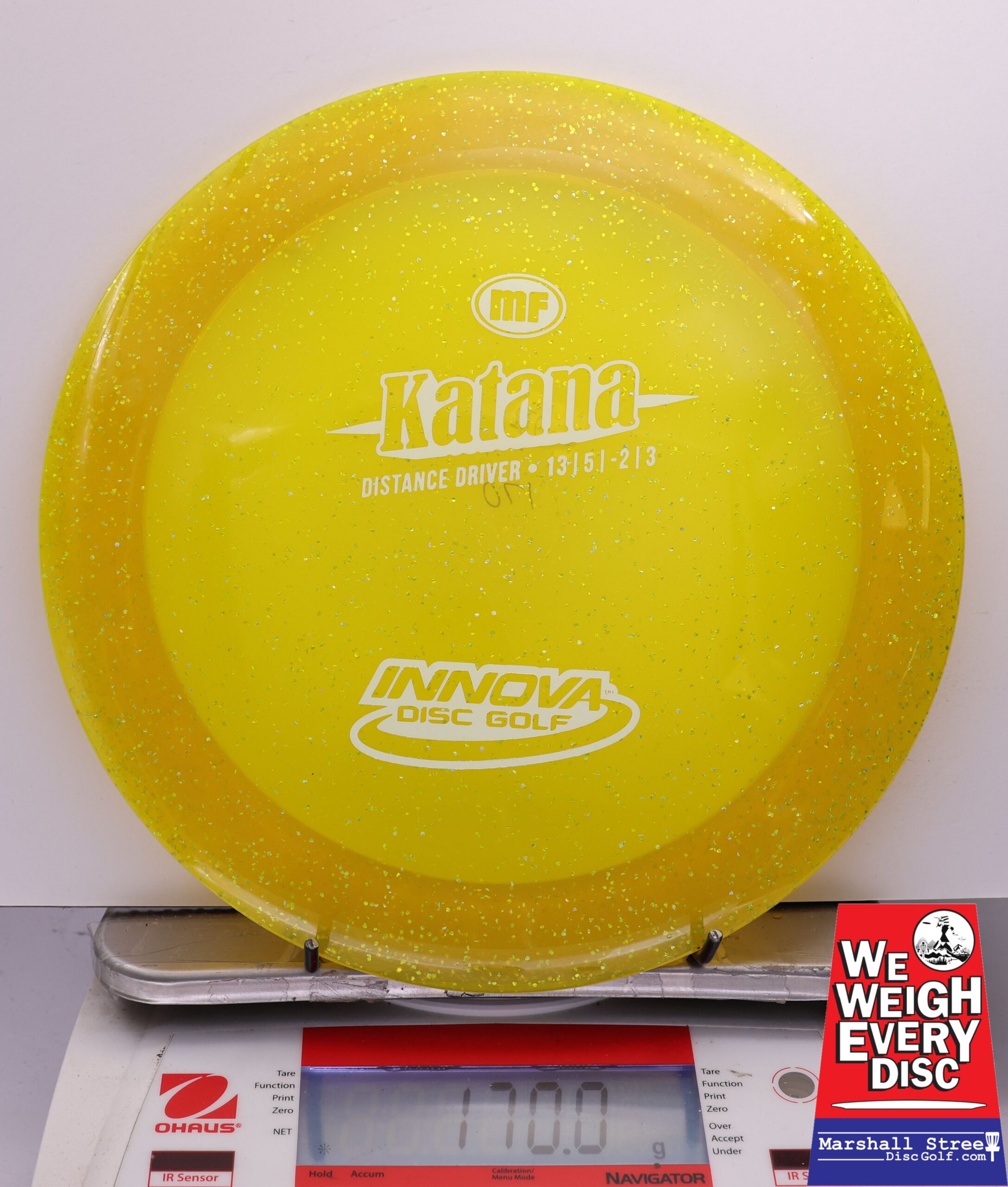 446676 Metal Flake Champion Katana - #979 Yellow, 170