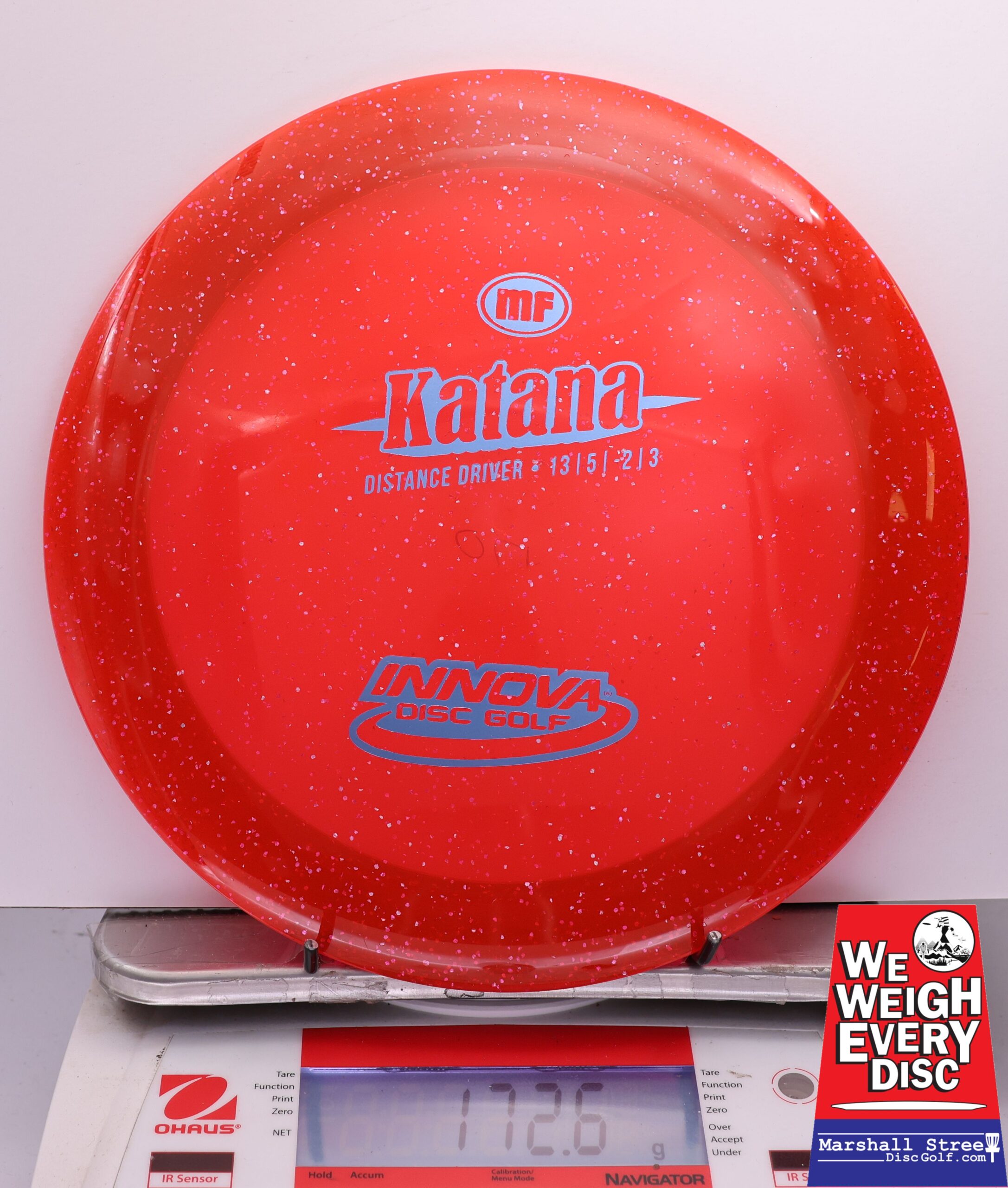446677 Metal Flake Champion Katana - #980 Red, 173
