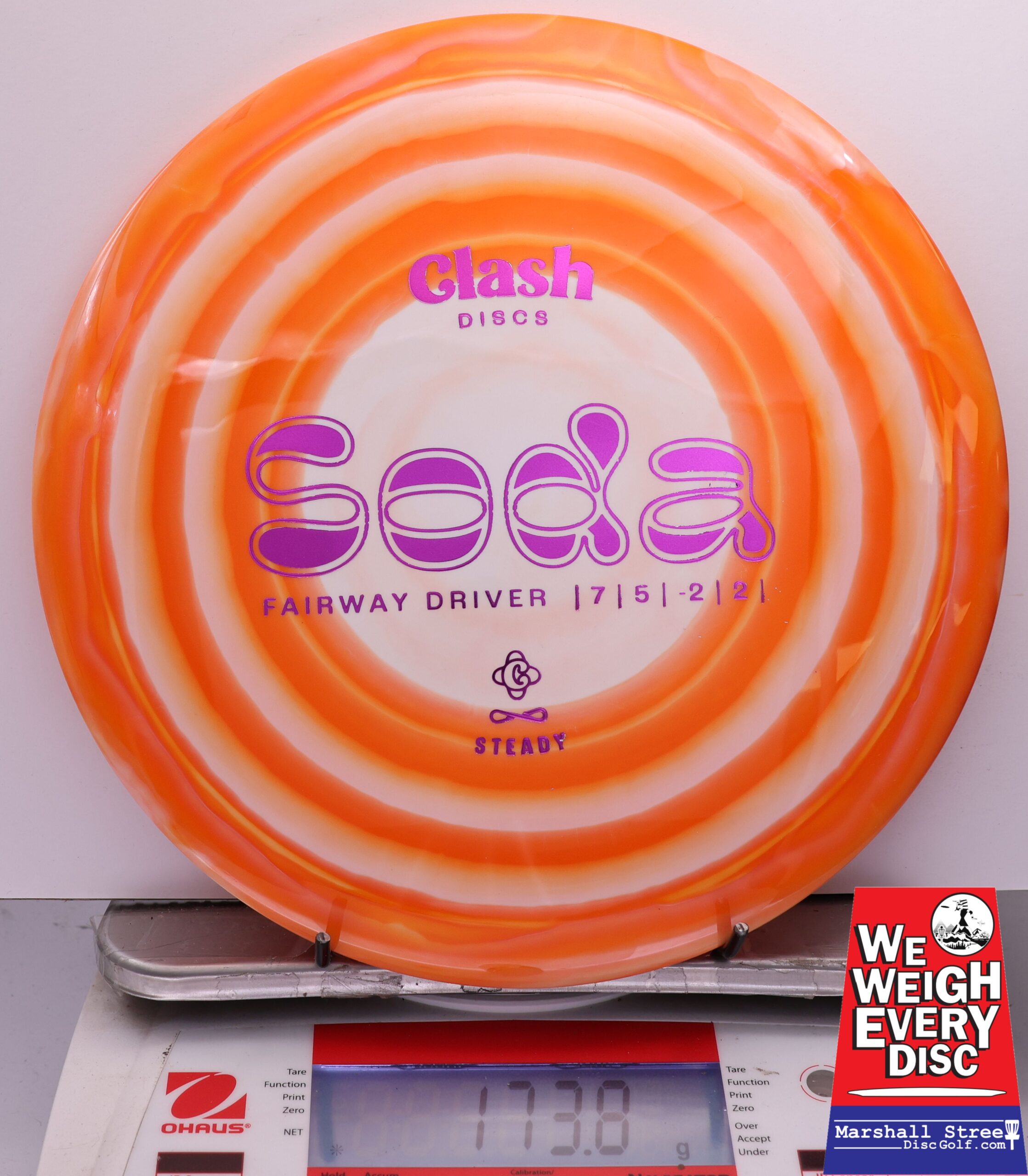 446943 Steady Ring Soda - #427 OrangeWhite, 174